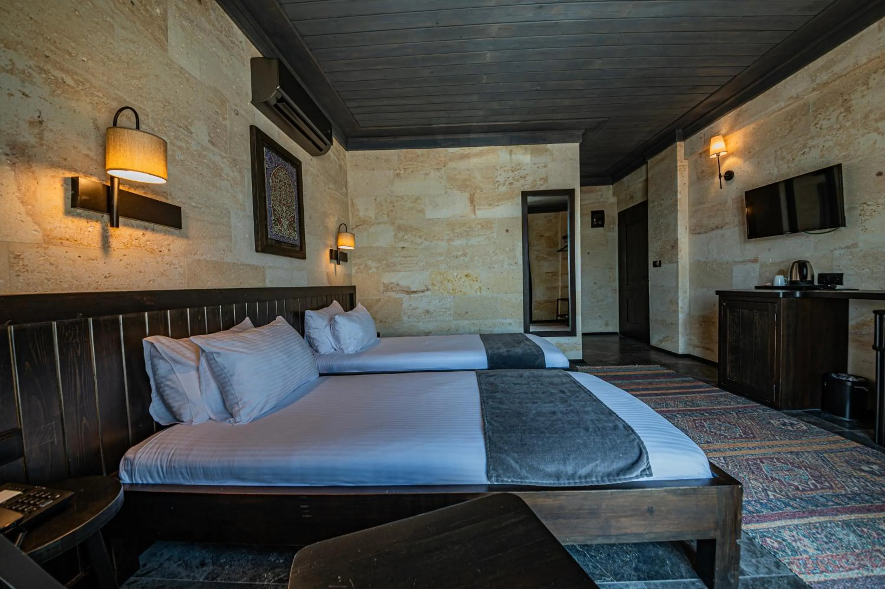 Bed in Perla Cappadocia