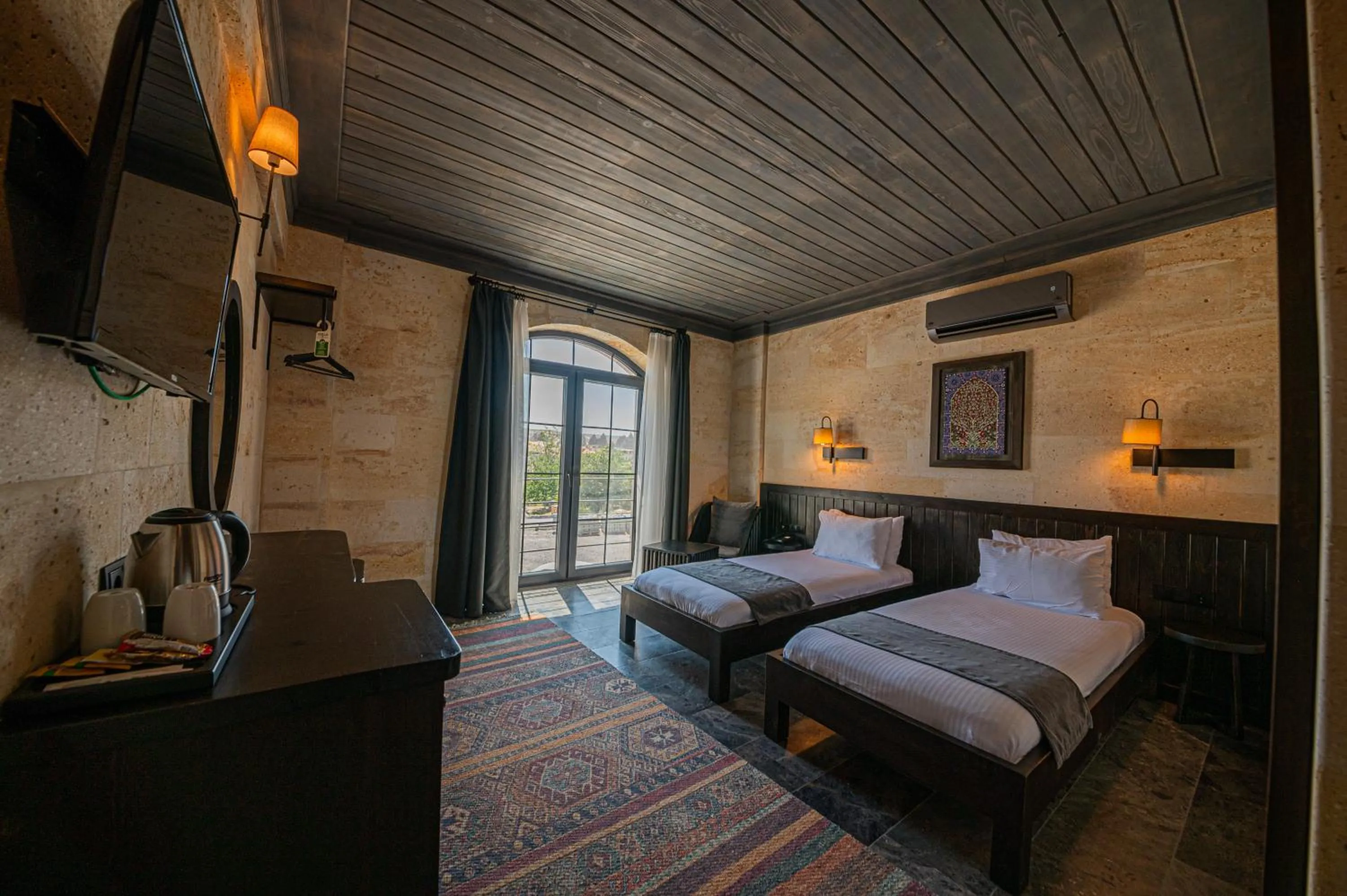 TV and multimedia, Bed in Perla Cappadocia