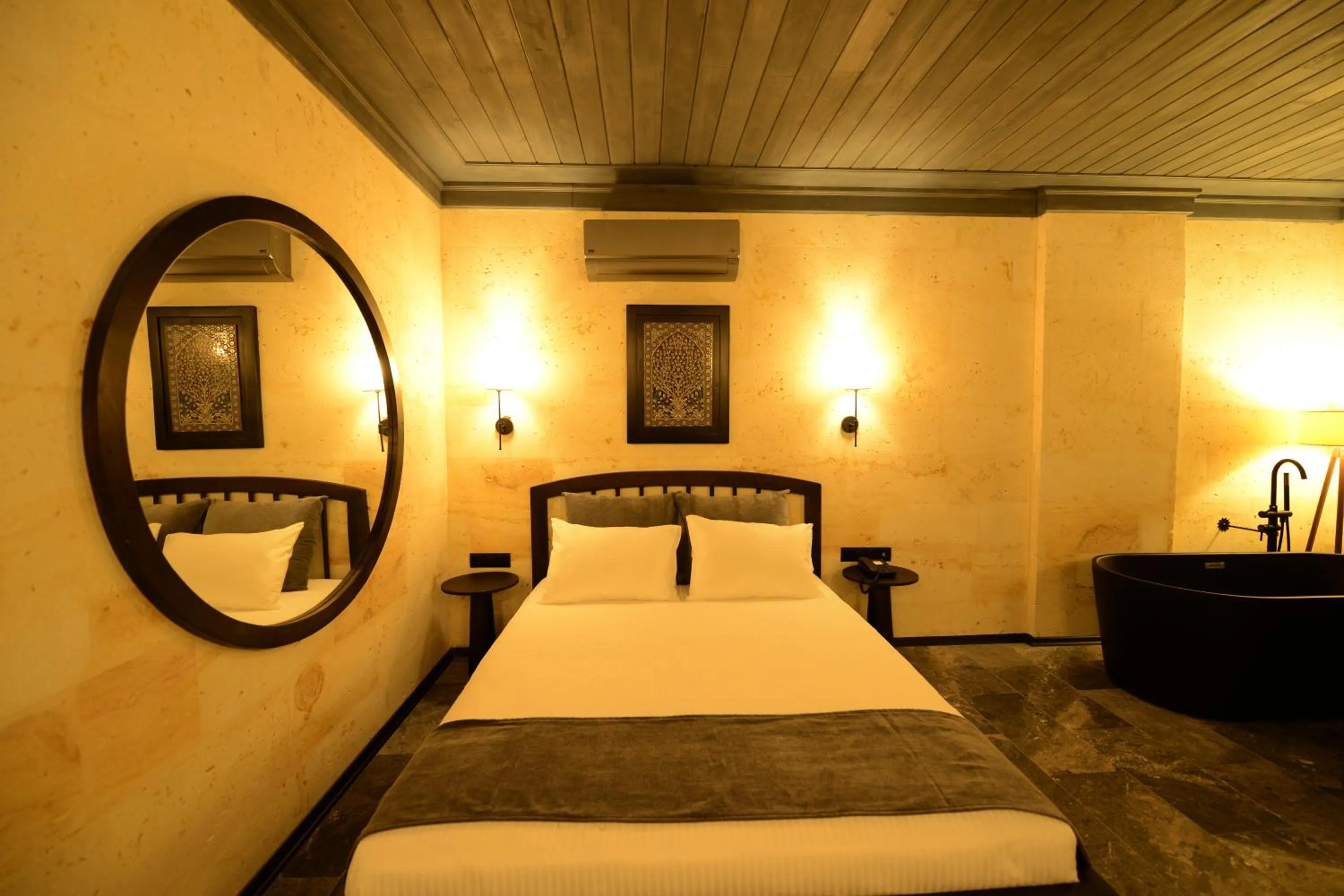 Bed in Perla Cappadocia