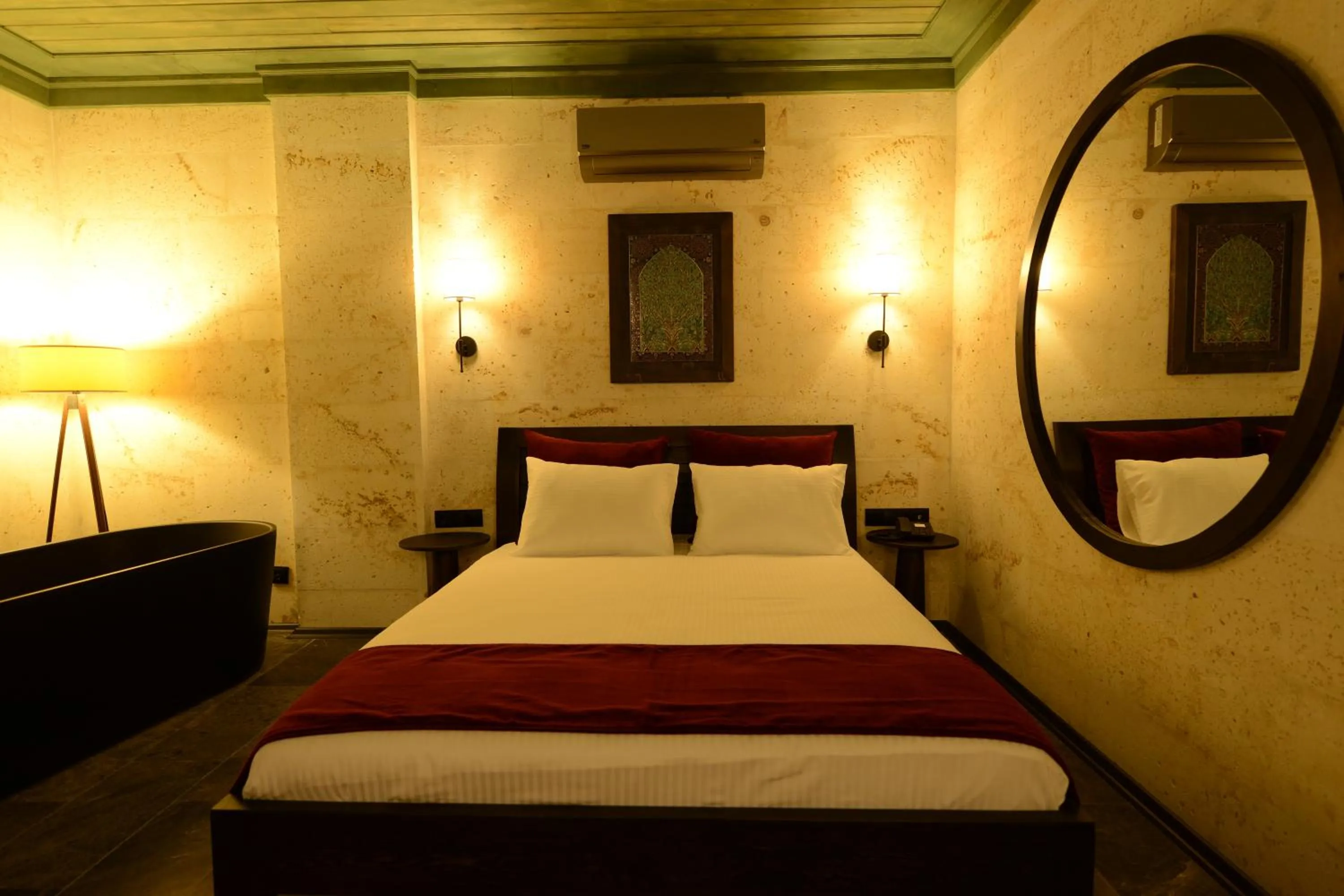 Bed in Perla Cappadocia