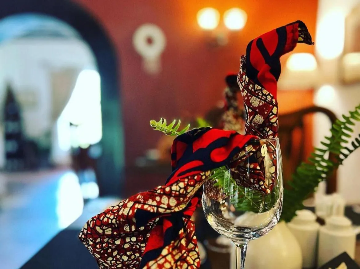 Dining area in Mount Meru Game Lodge