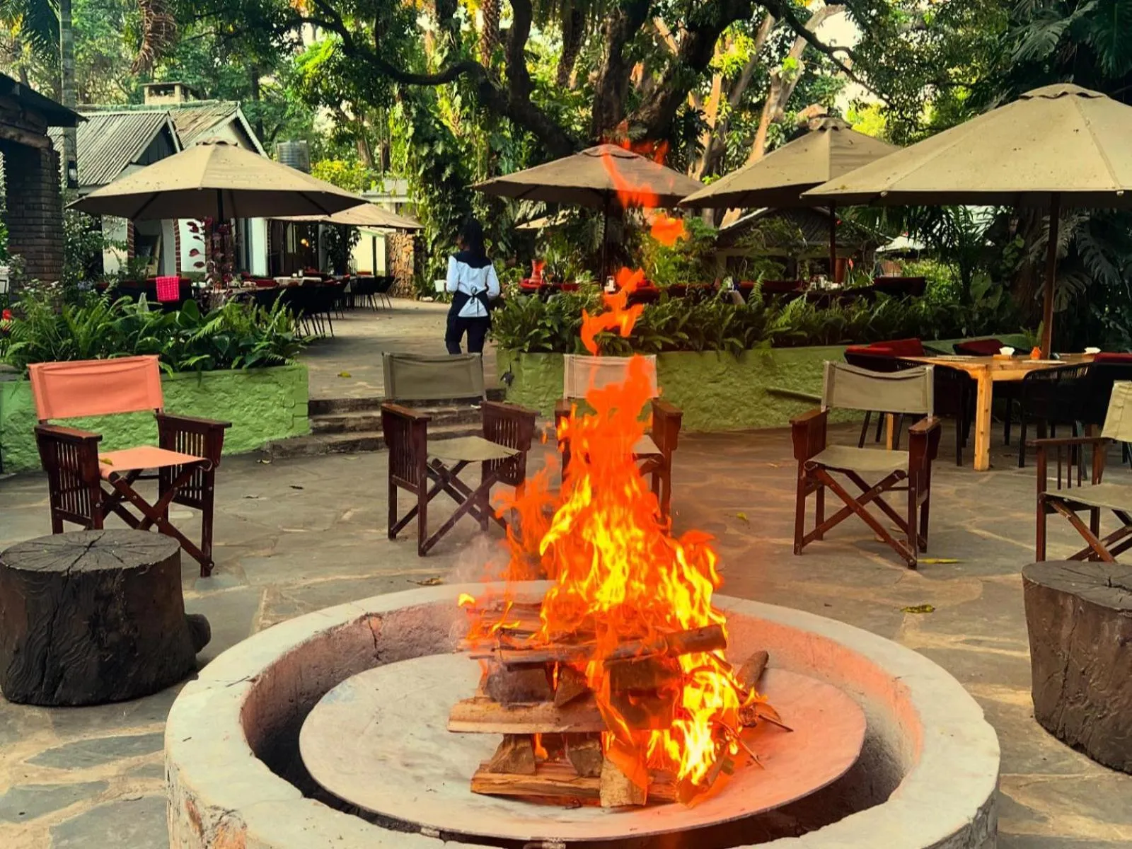 Patio in Mount Meru Game Lodge