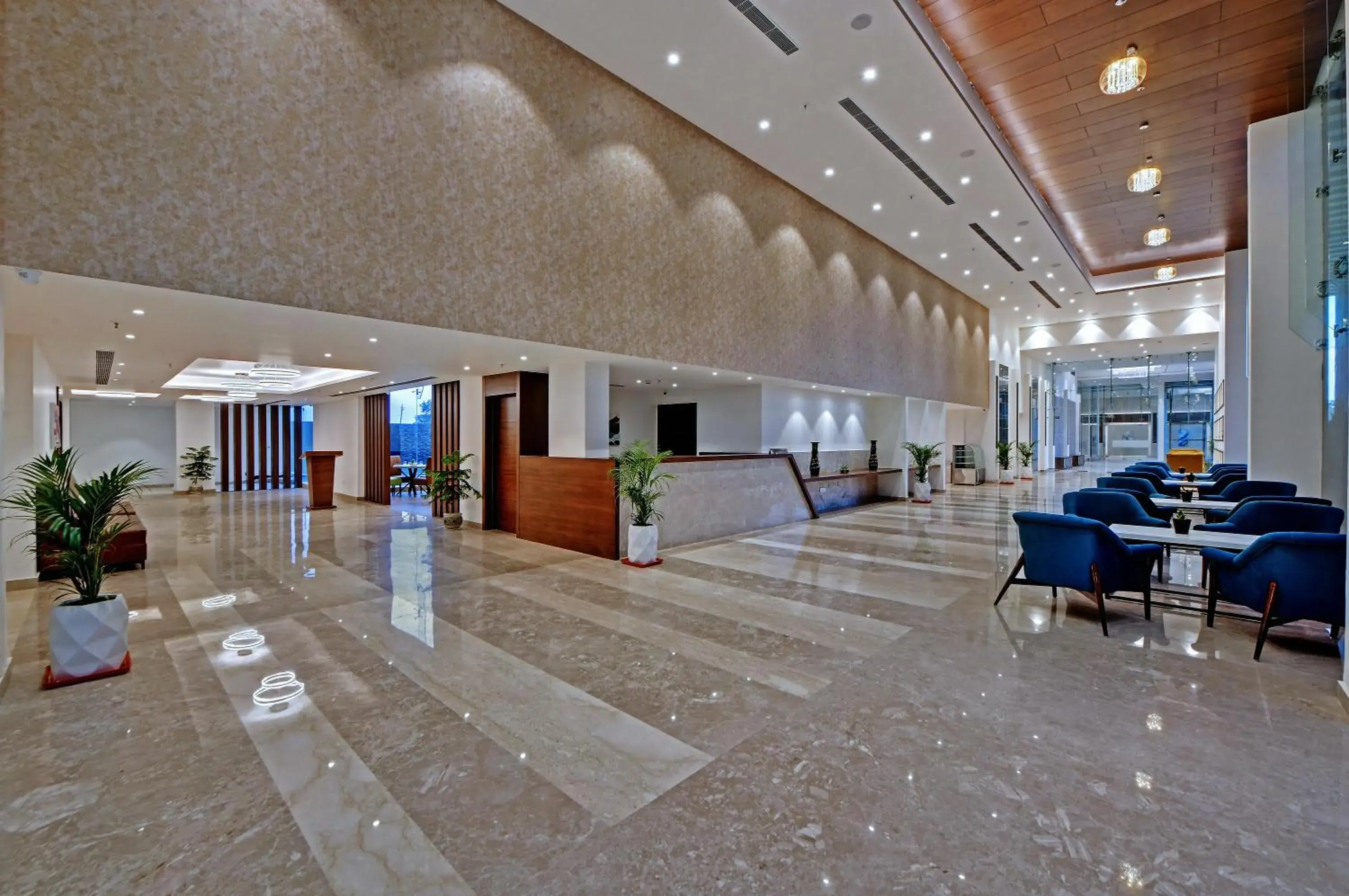 Lobby or reception in The Fern AN Ecotel Hotel, Alwar Sariska Lobby or reception in The Fern AN Ecotel Hotel, Alwar Sariska