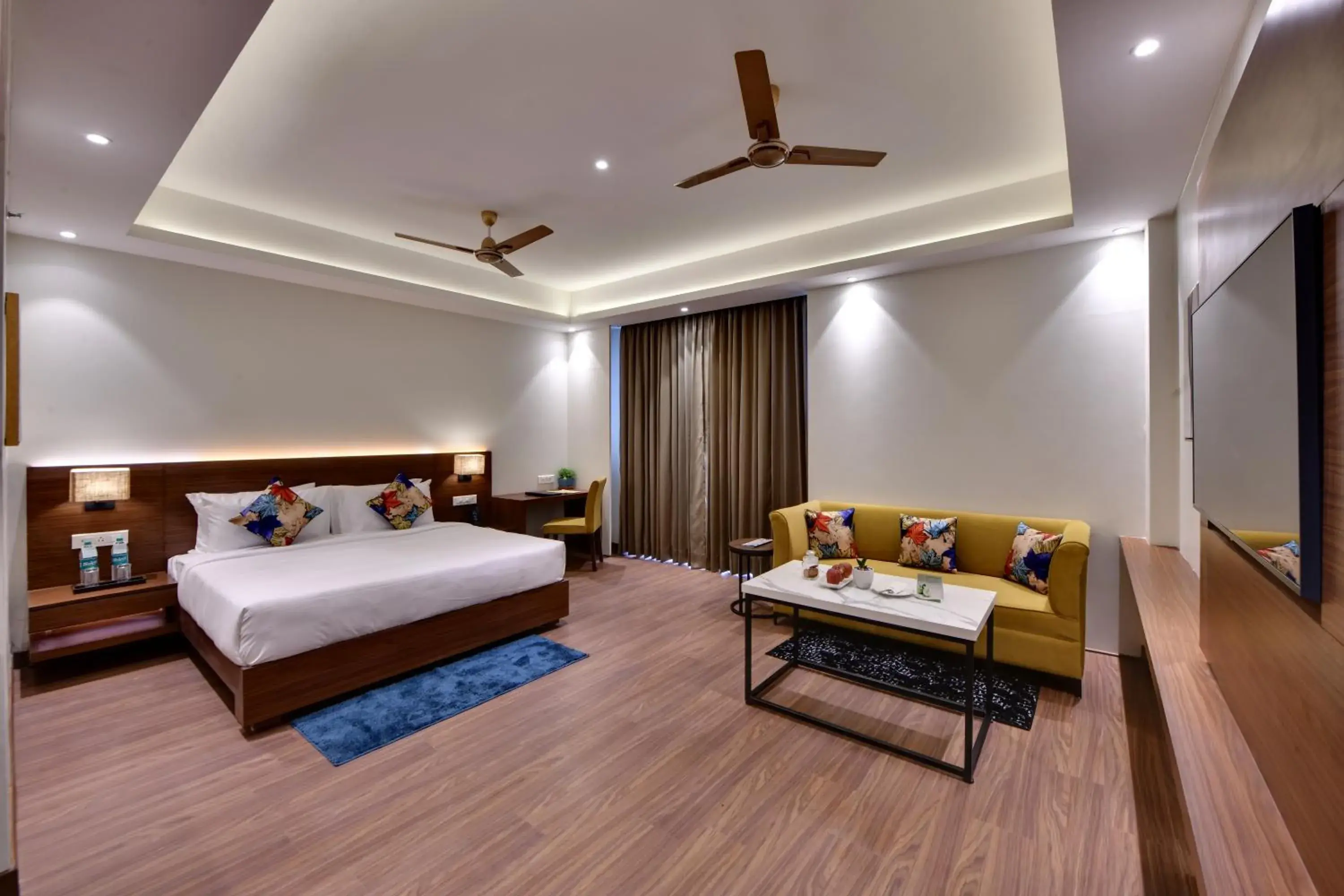 Bedroom, Bed in The Fern AN Ecotel Hotel, Alwar Sariska Bedroom, Bed in The Fern AN Ecotel Hotel, Alwar Sariska