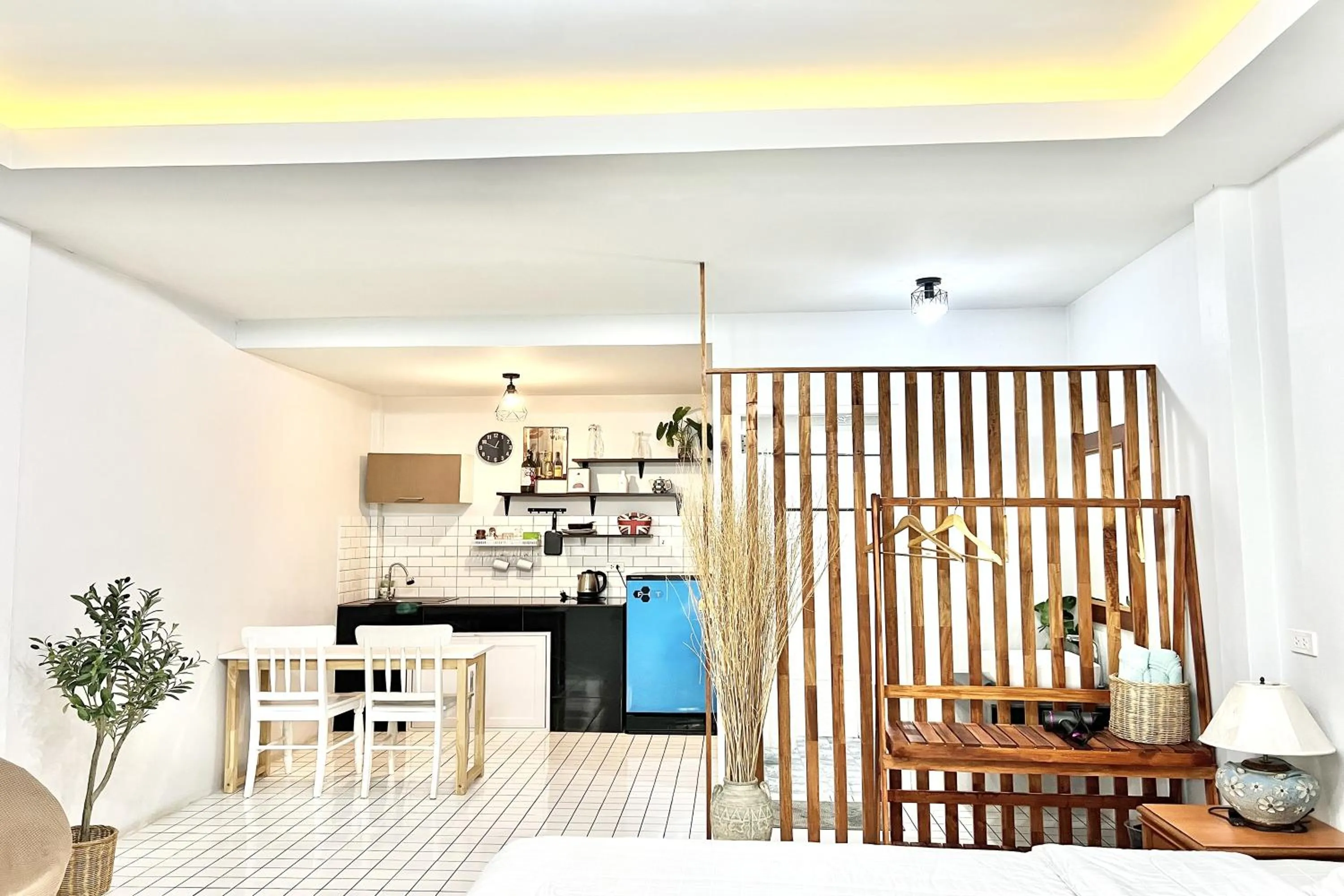 Kitchen or kitchenette in Bann Kam B&B