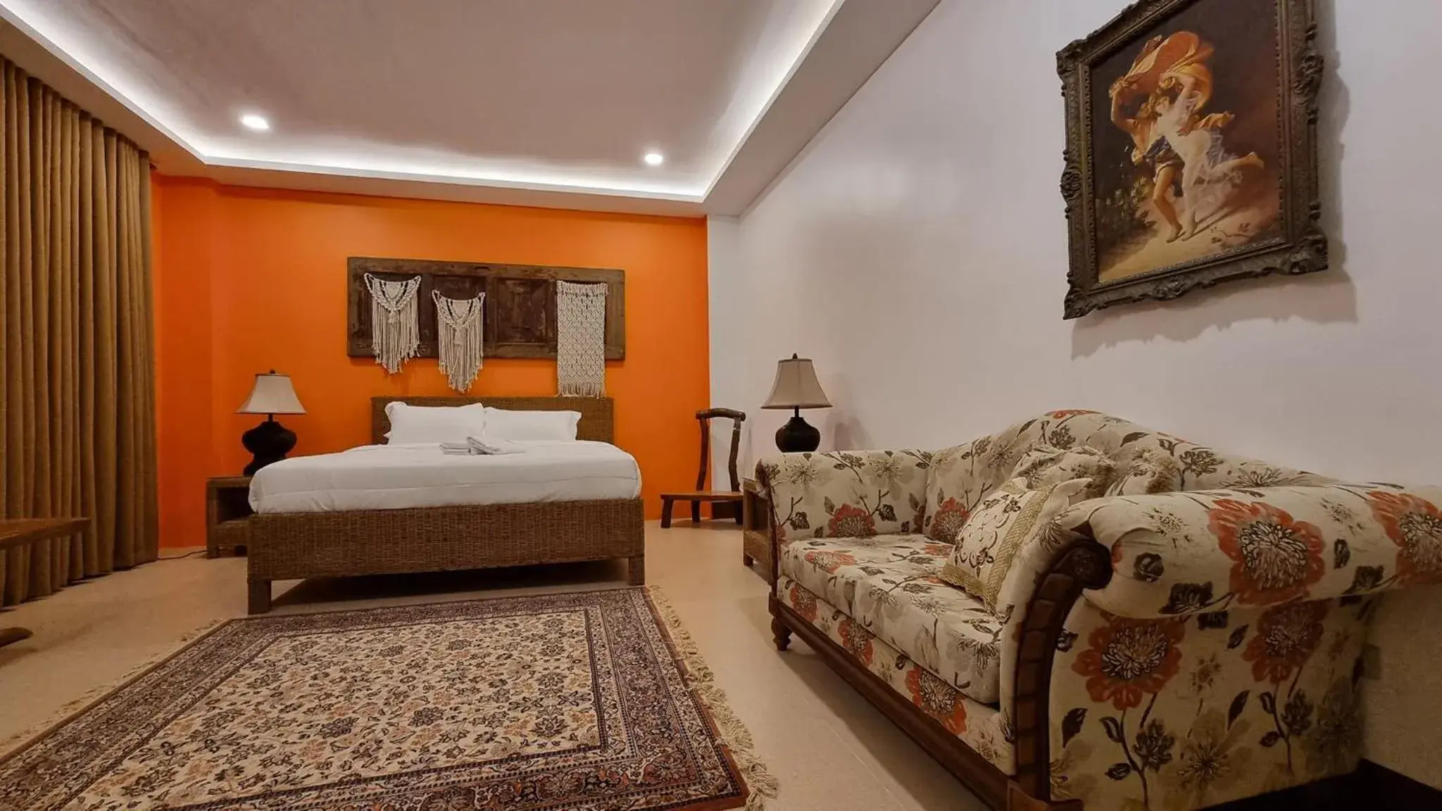 Seating area, Bed in Residencia Orlina Seating area, Bed in Residencia Orlina