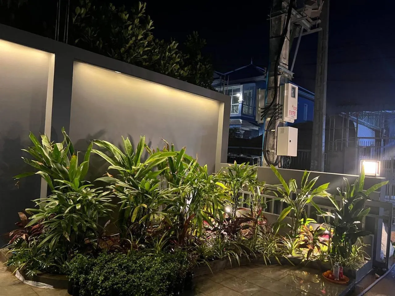 Garden view in Hotel Chom Chao City