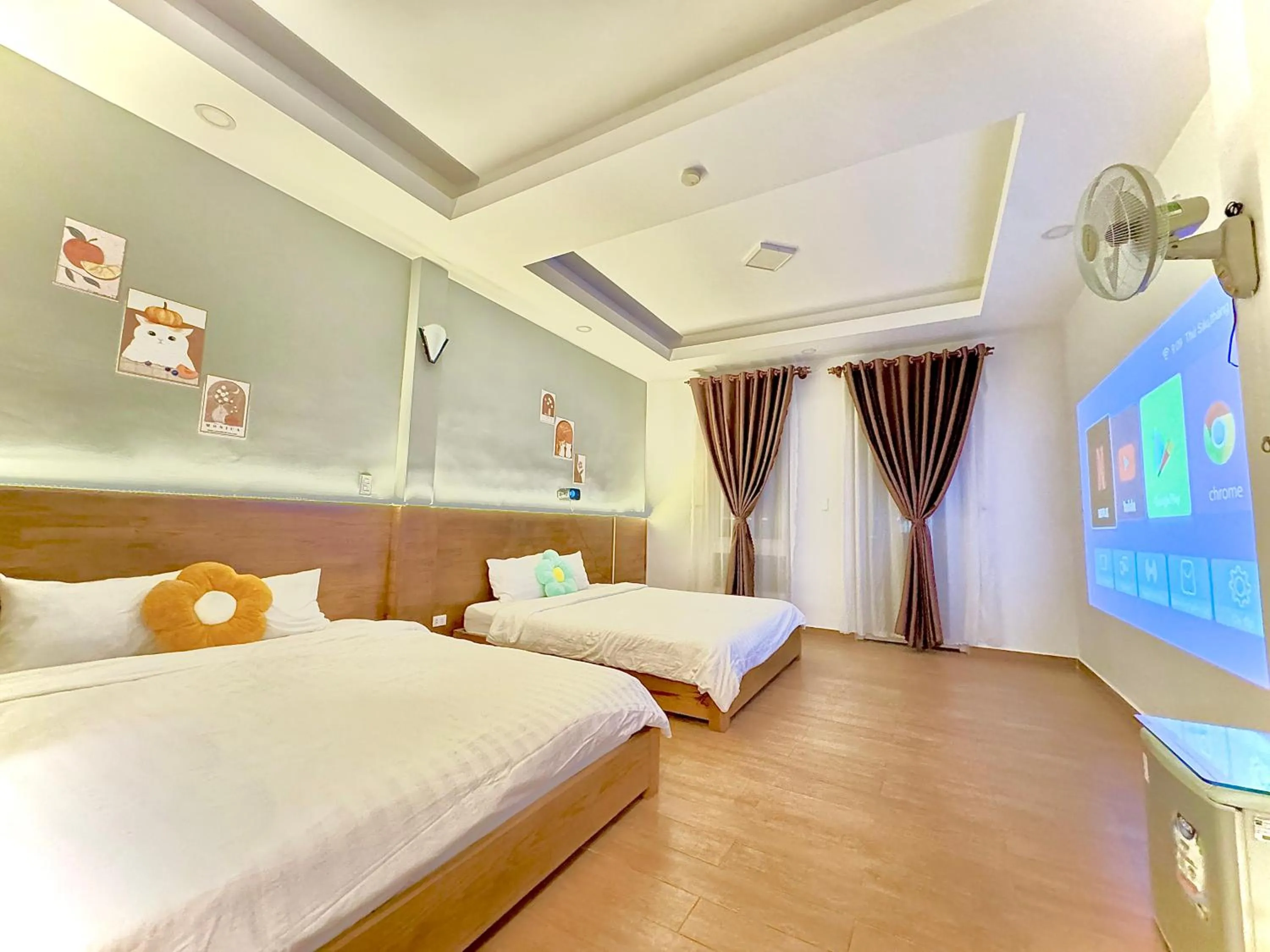 Bed in Quang Minh Dalat Hotel