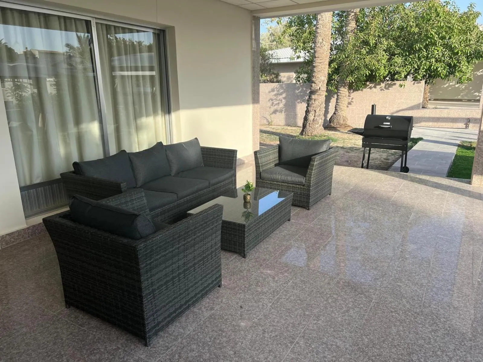 Seating area in Nordic Gardens