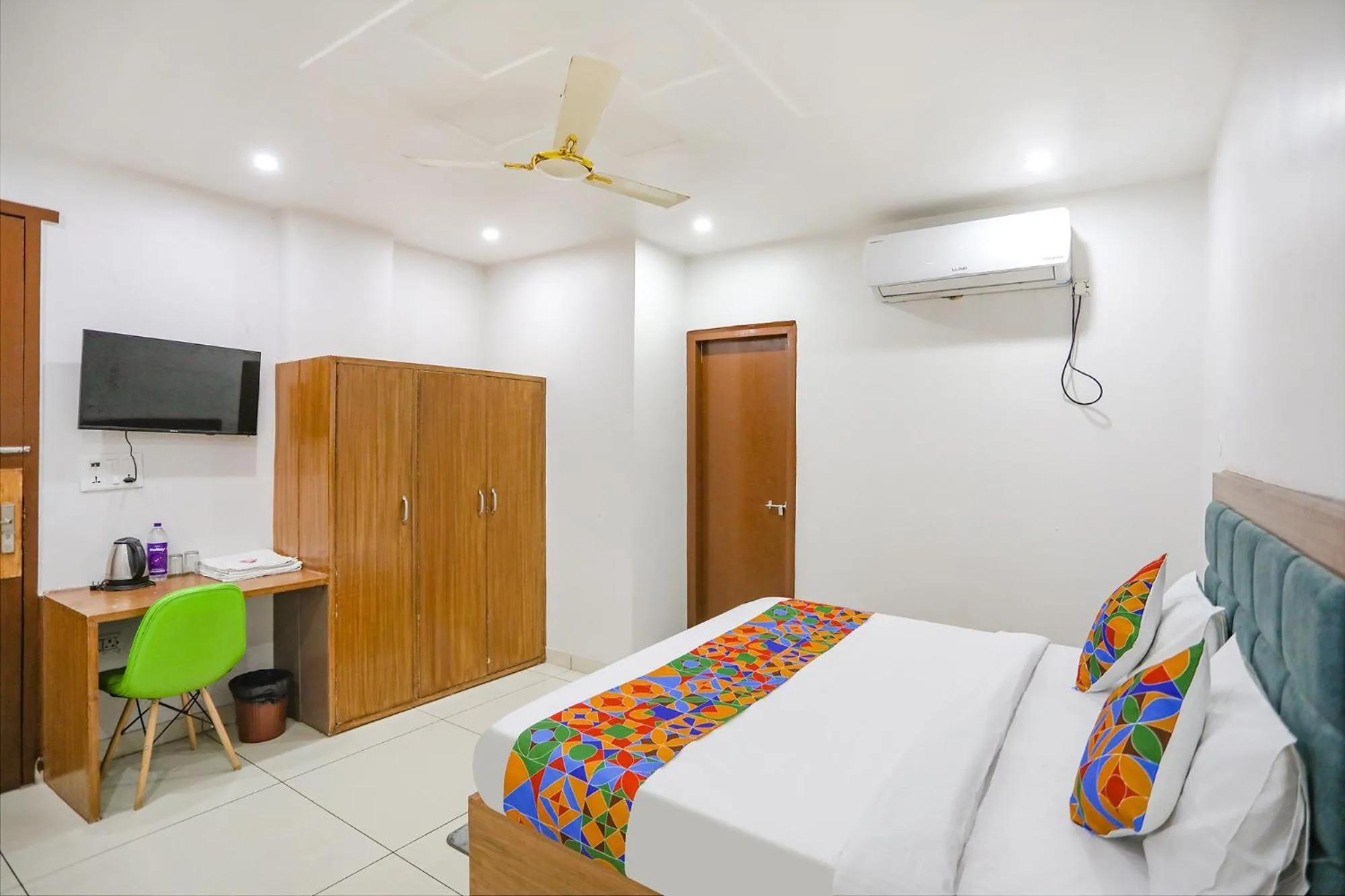 Bedroom, Bed in FabHotel Well Stay