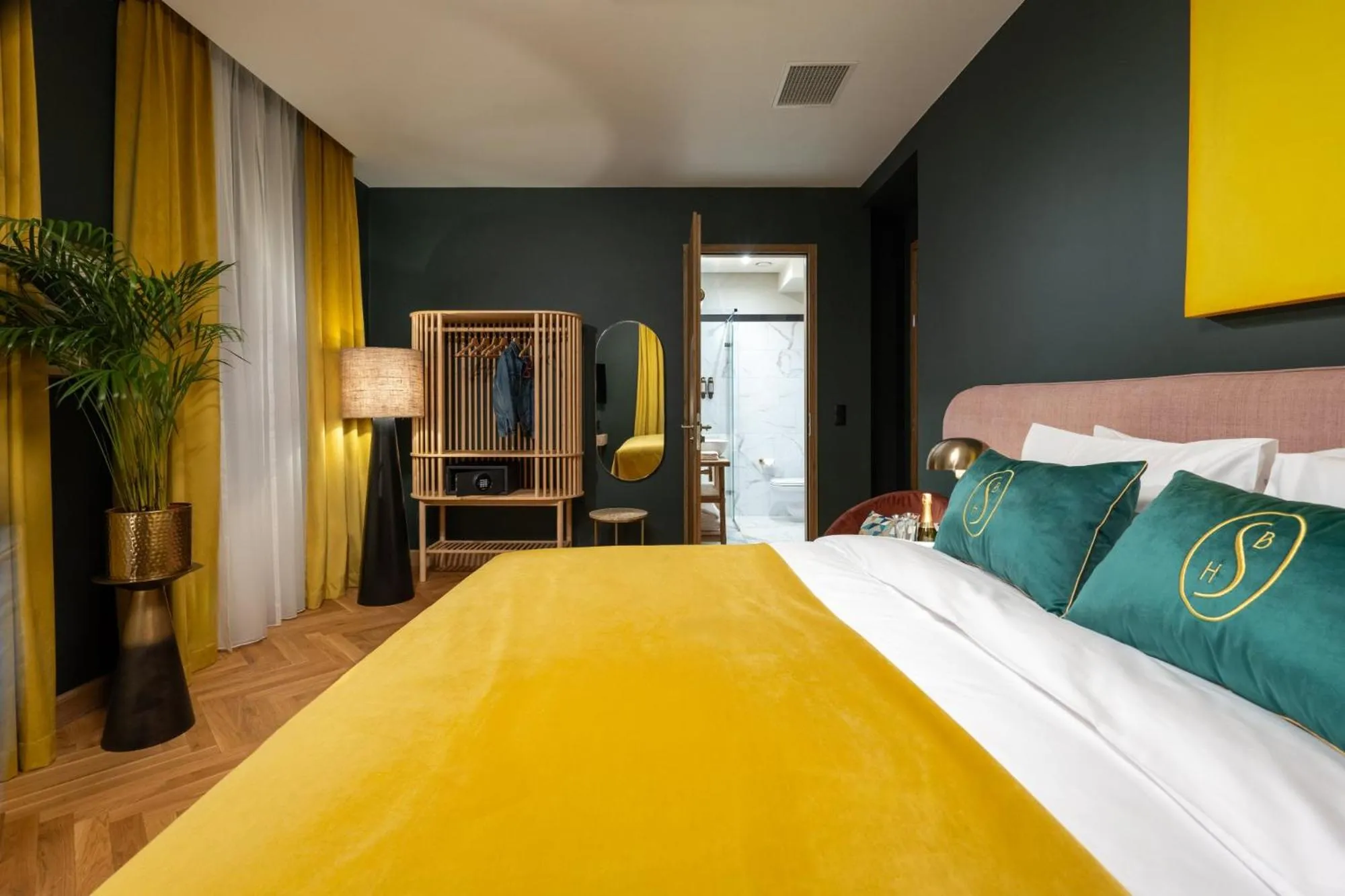 Bed in Sava Boutique Hotel