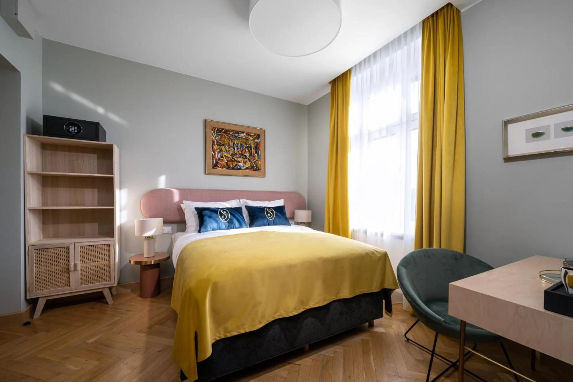 Bed in Sava Boutique Hotel