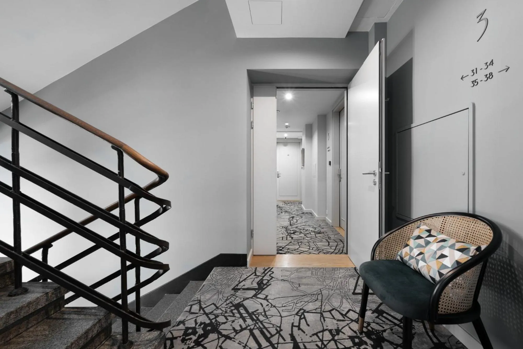 Seating area in Sava Boutique Hotel