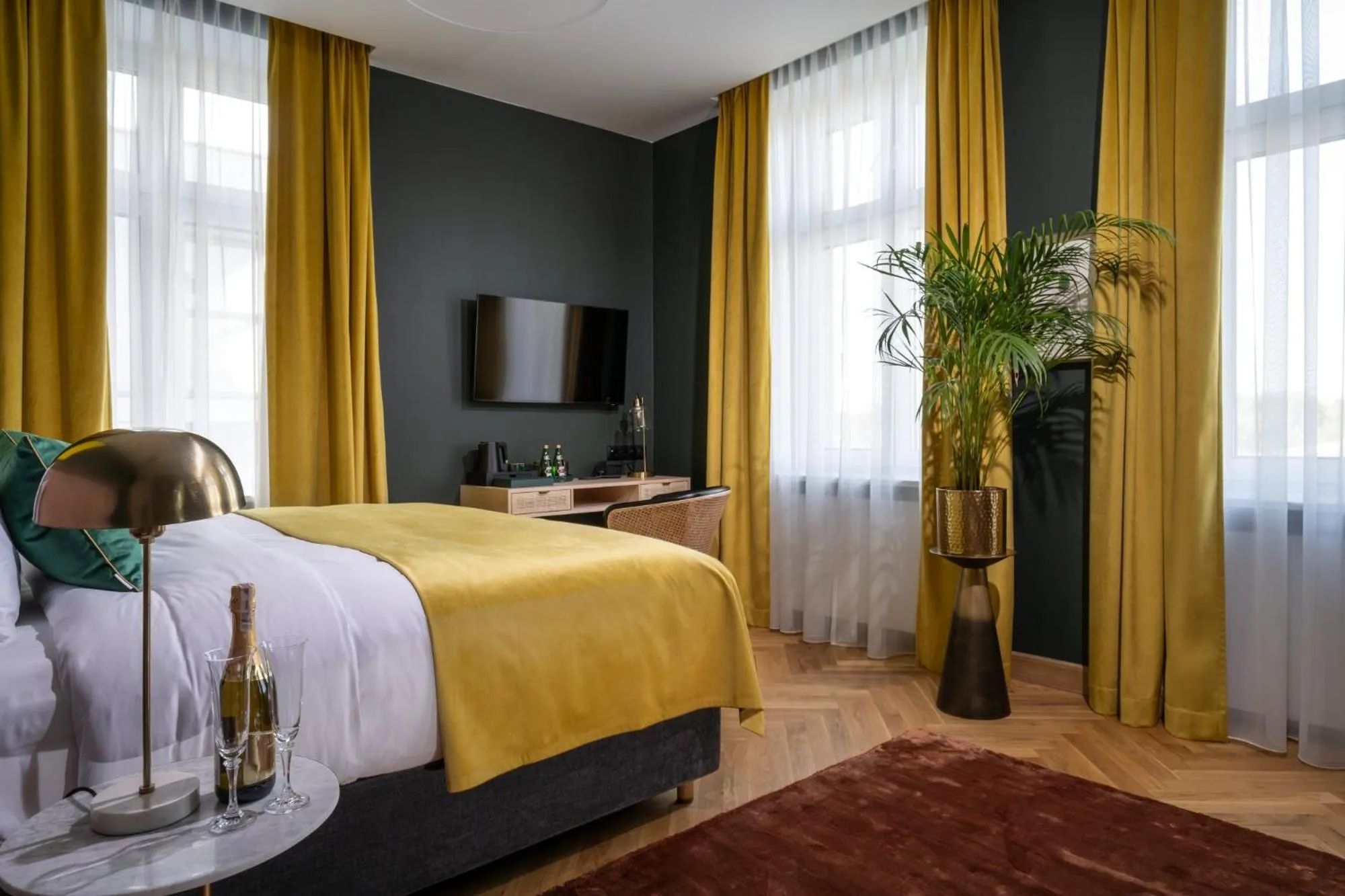 Bed in Sava Boutique Hotel