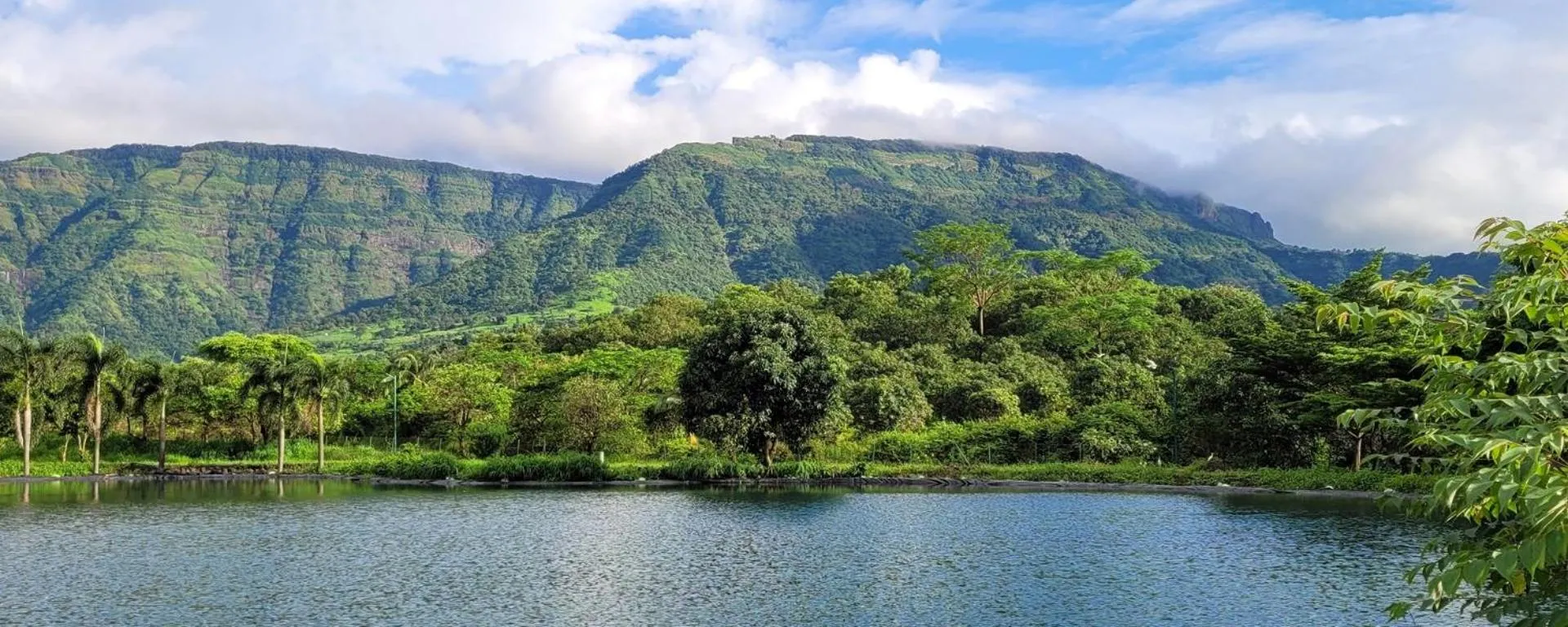 Lake view in The Riverstone Agro Farm