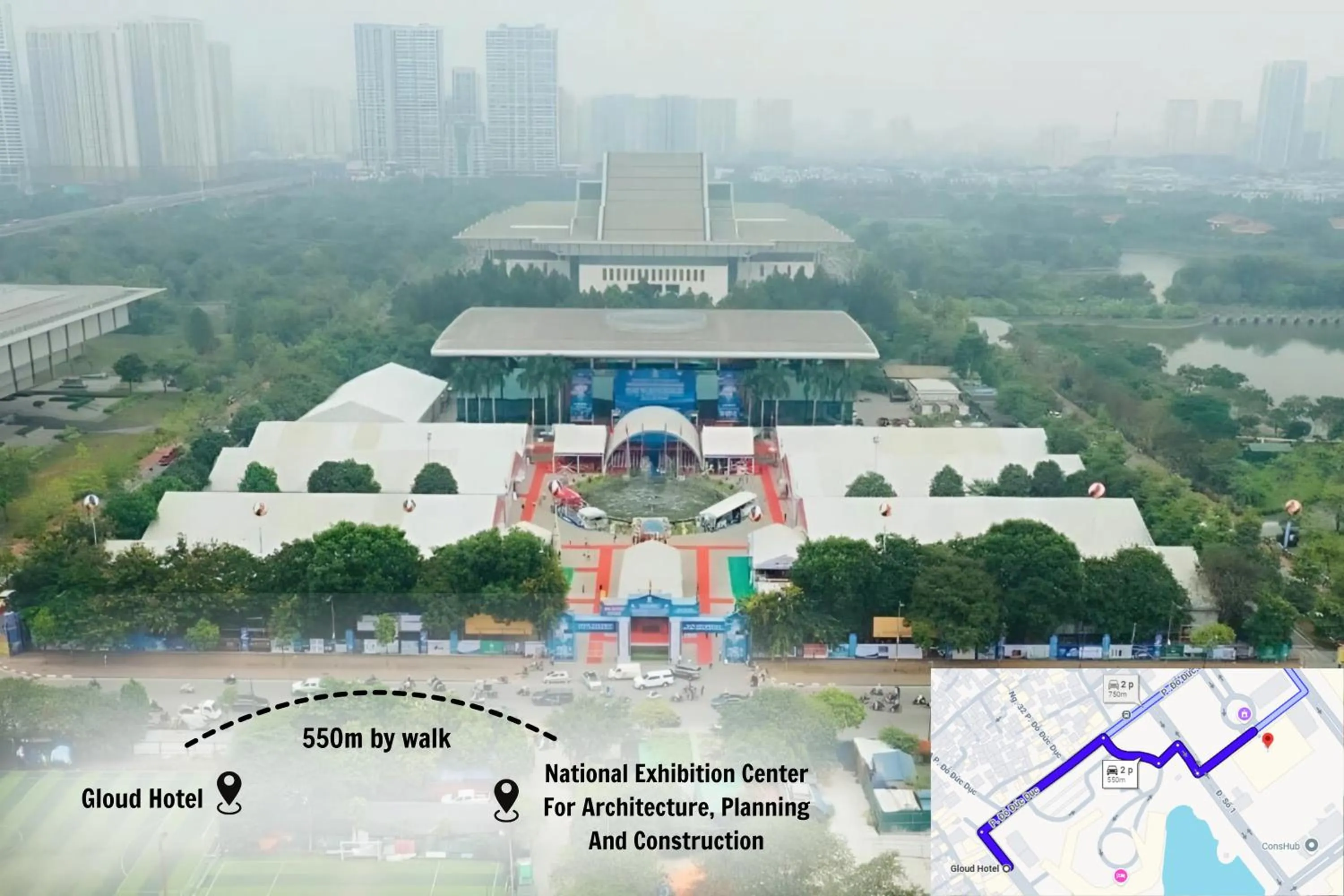 Nearby landmark in Gloud Hotel