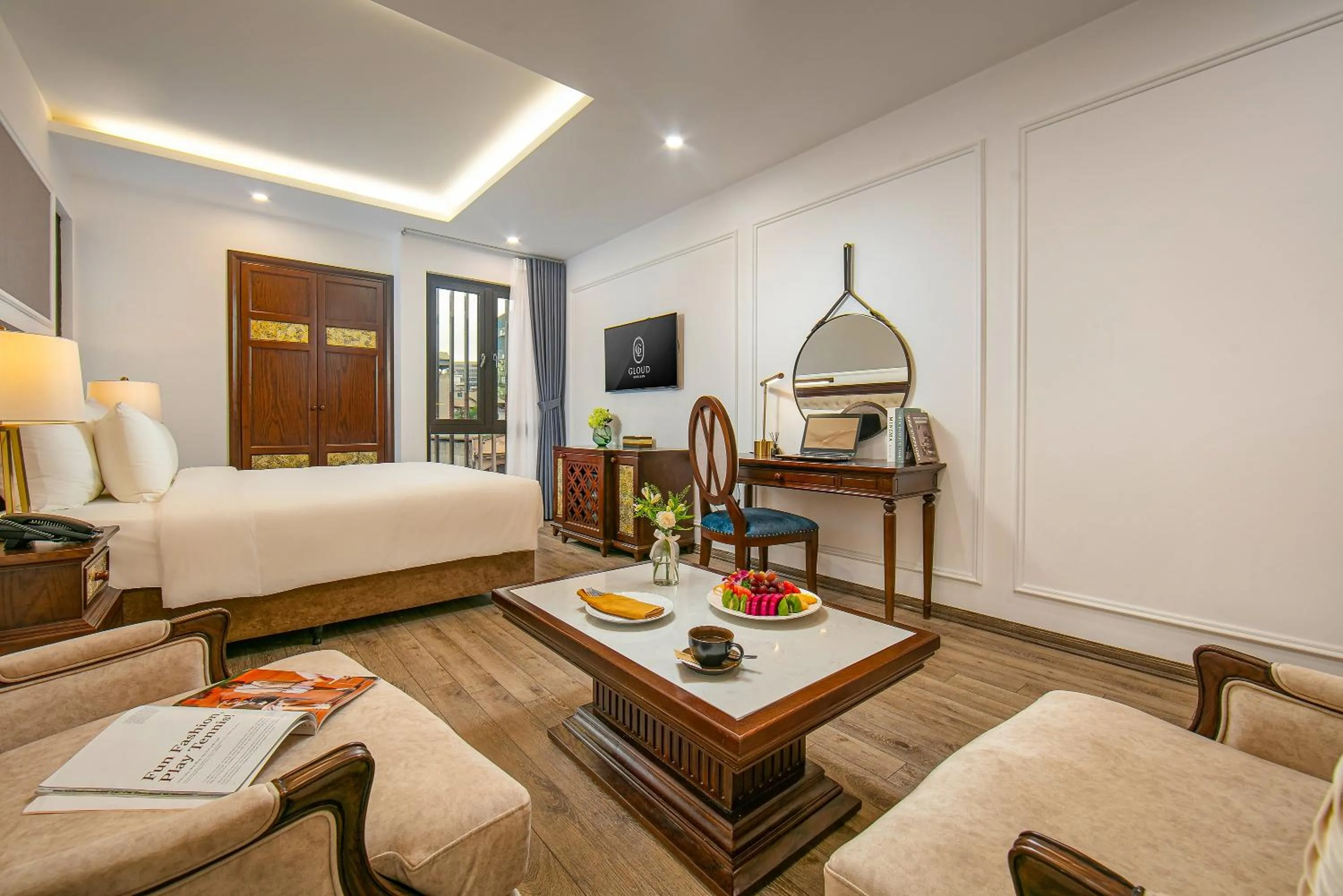 Living room, Bed in Gloud Hotel