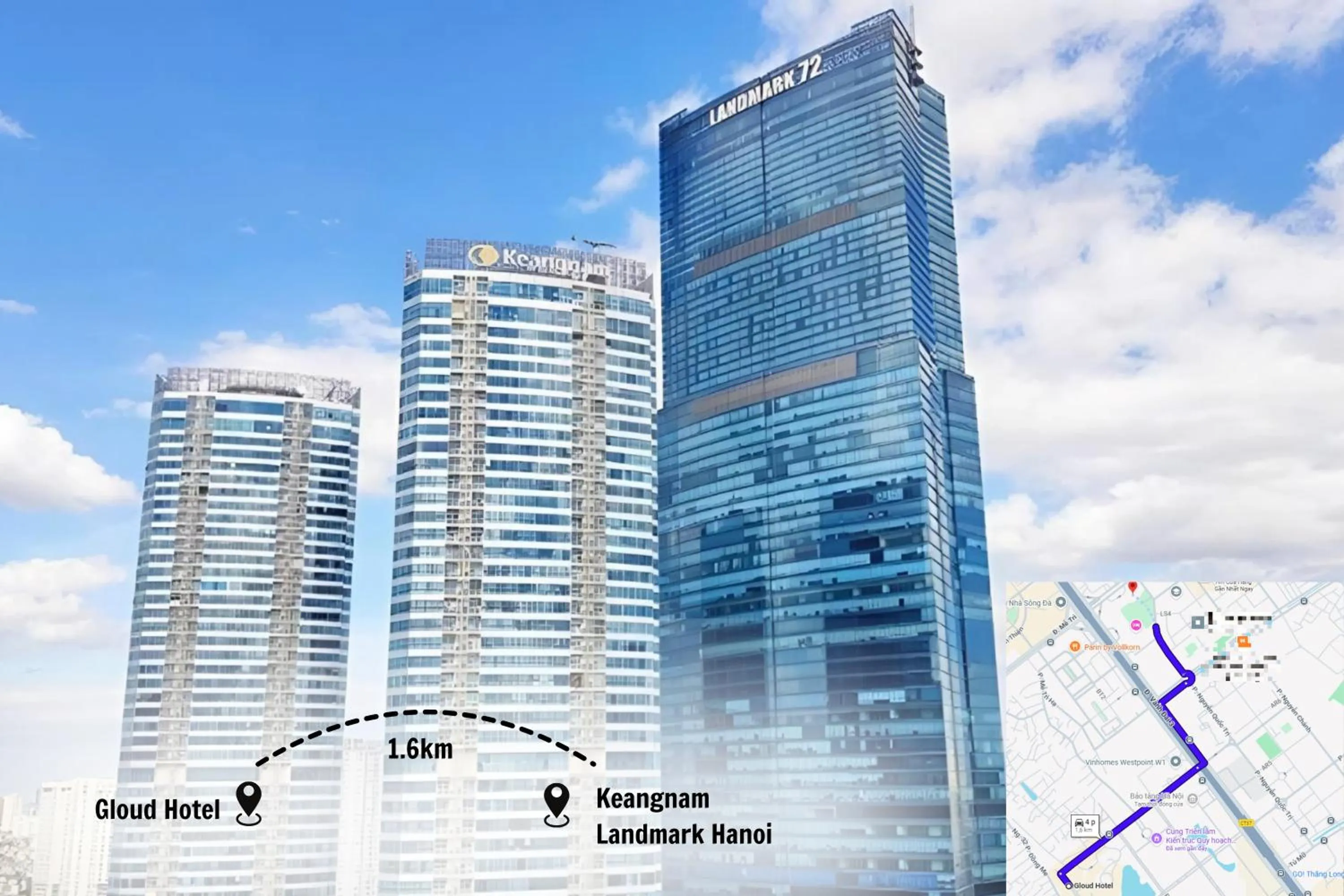 Nearby landmark in Gloud Hotel