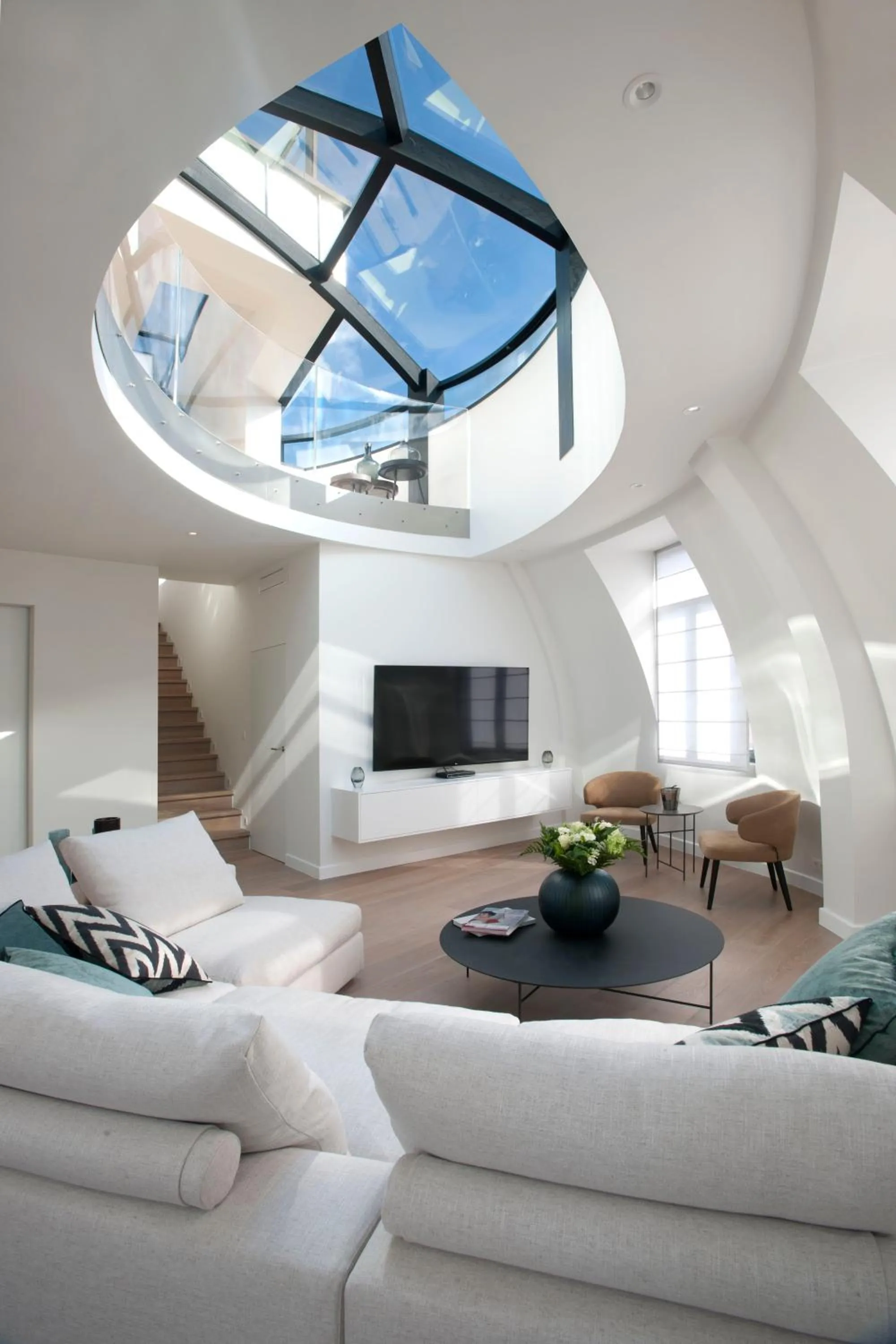 Triplex penthouse in the city center