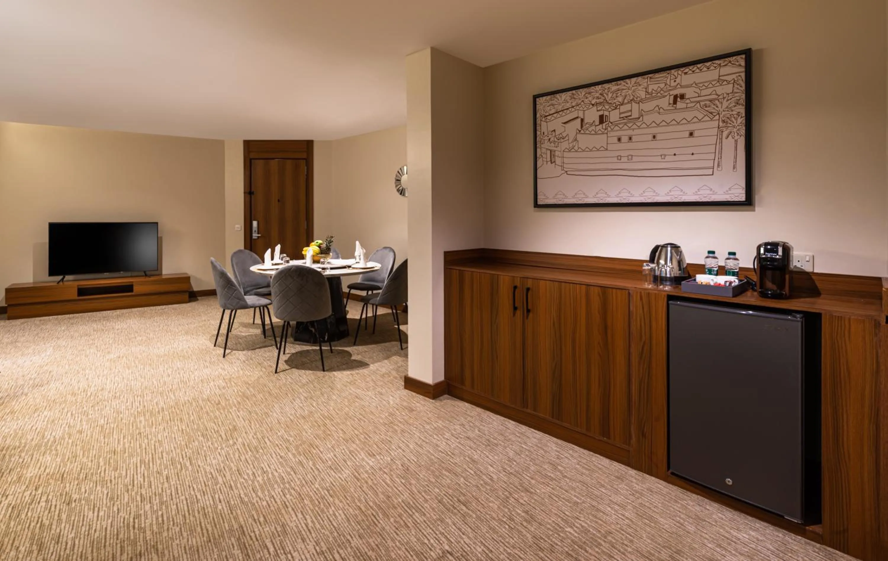 Dining area in HDB Financial District