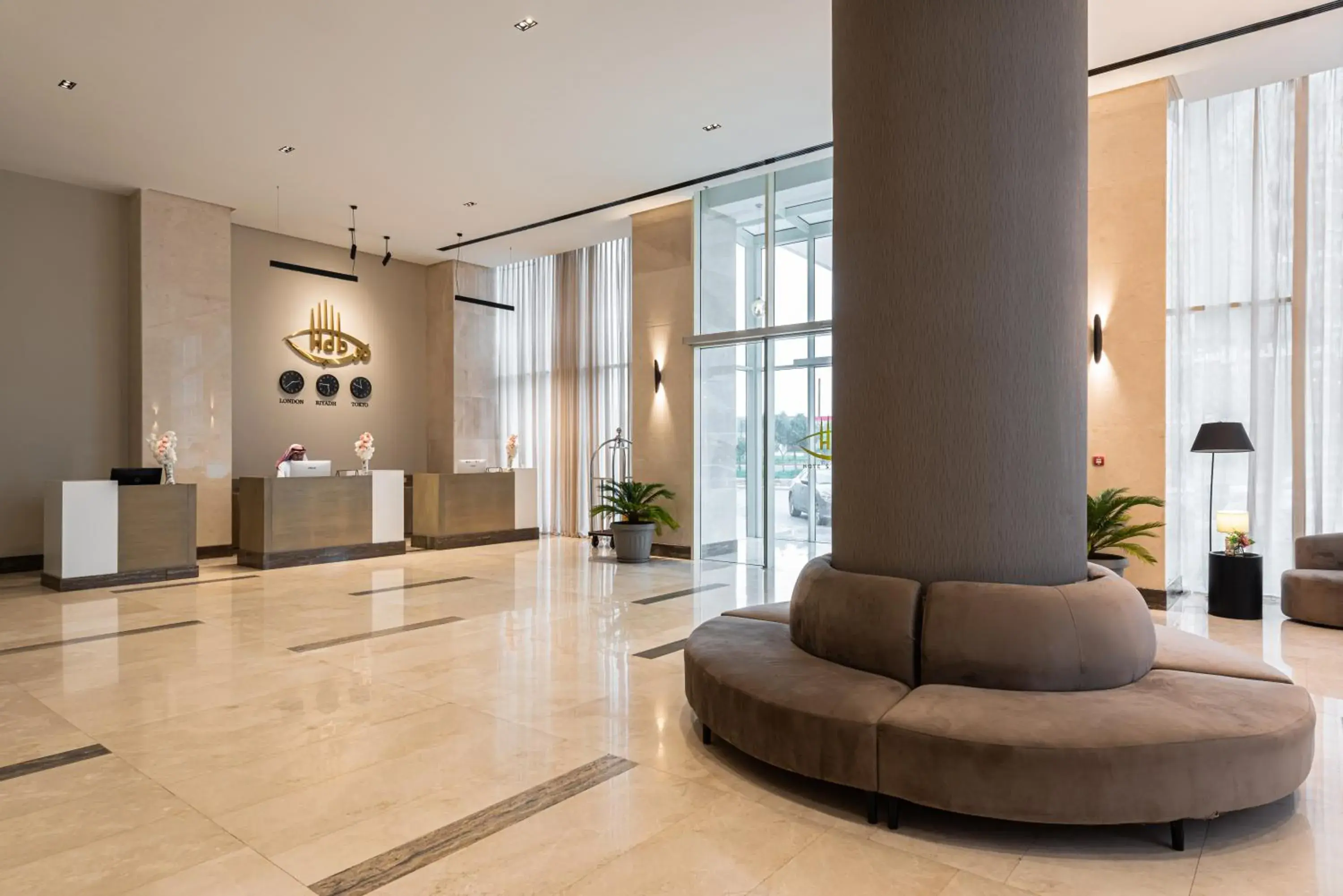Lobby or reception in HDB Financial District Lobby or reception in HDB Financial District
