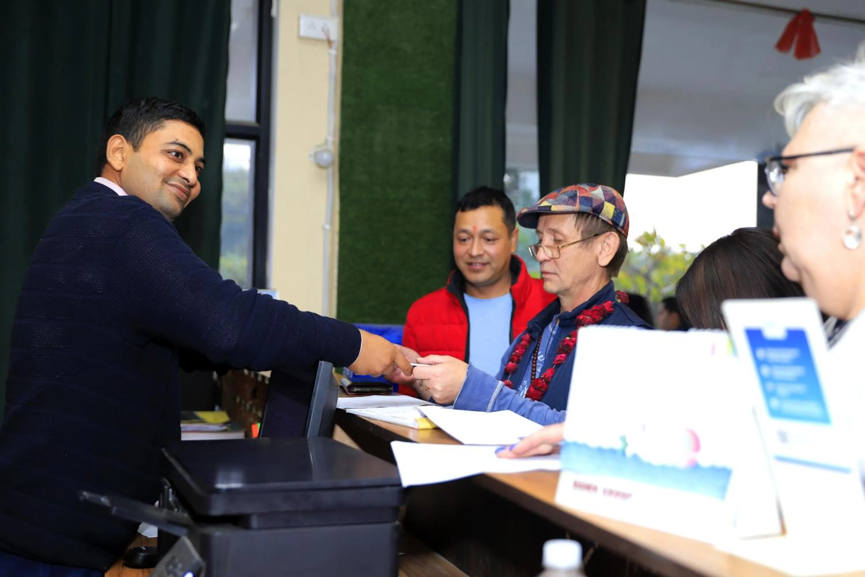 Staff in Tulsi Garden- Near Prem Mandir Vrindavan