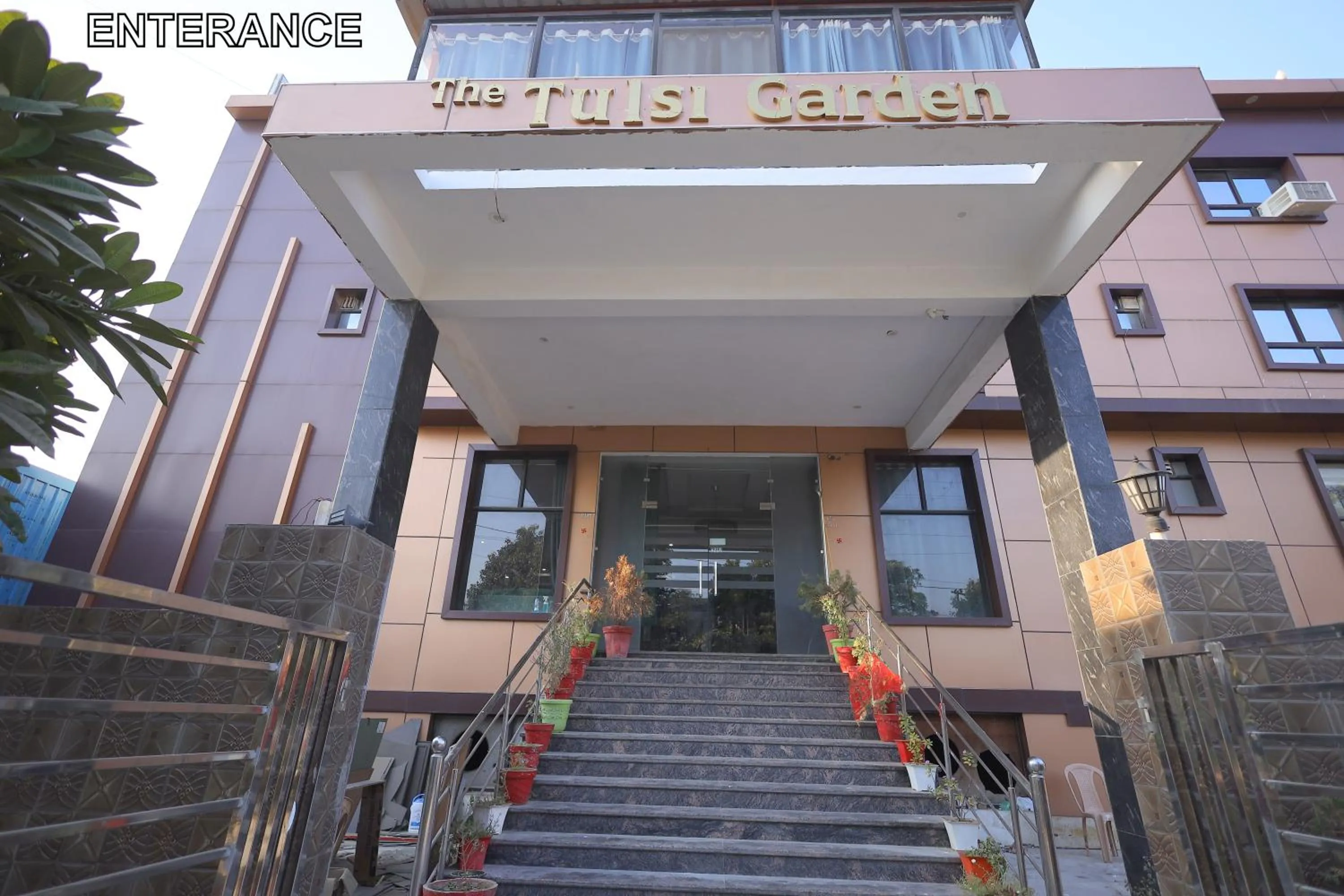 Facade/entrance in Tulsi Garden- Near Prem Mandir Vrindavan