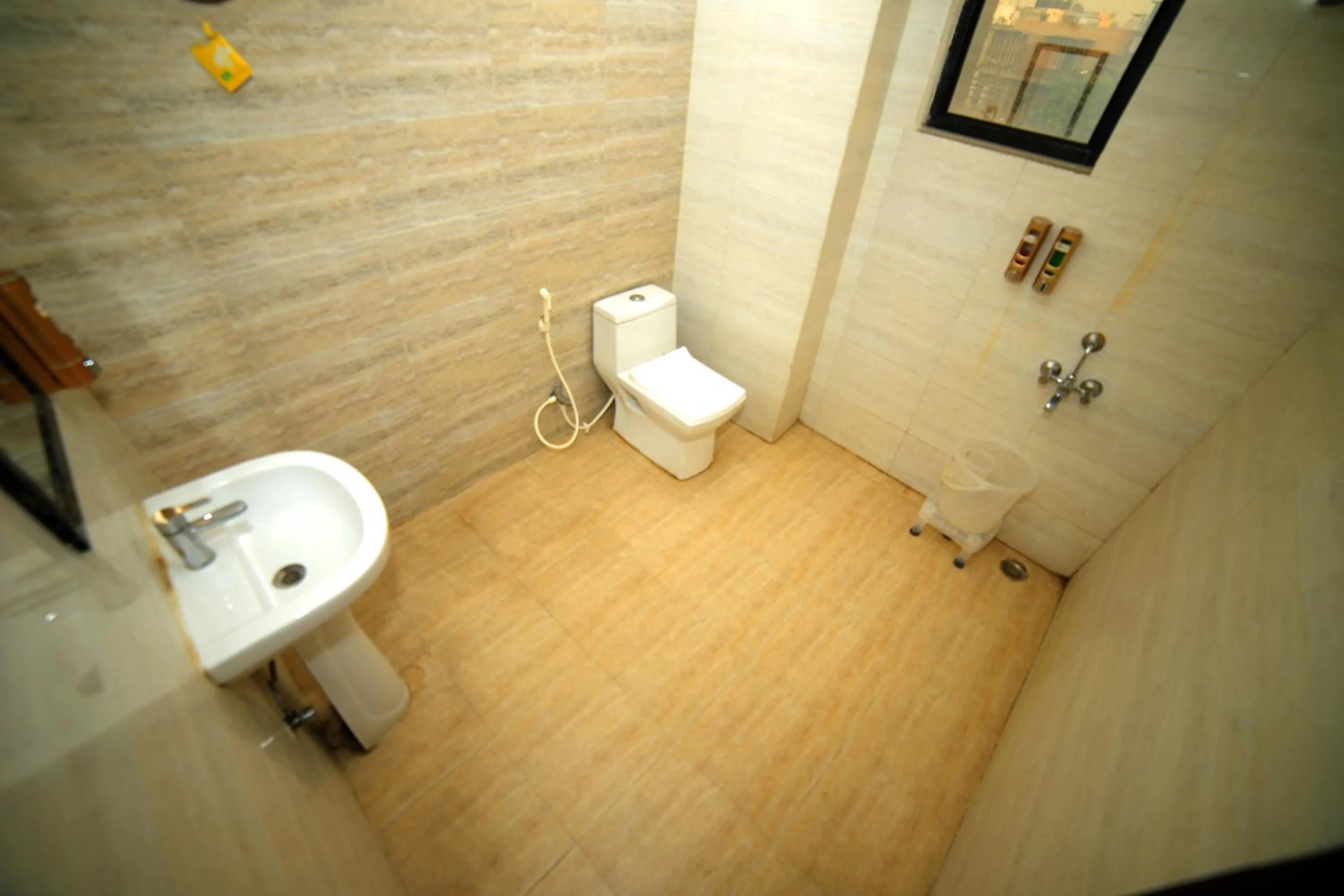 Shower in Tulsi Garden- Near Prem Mandir Vrindavan