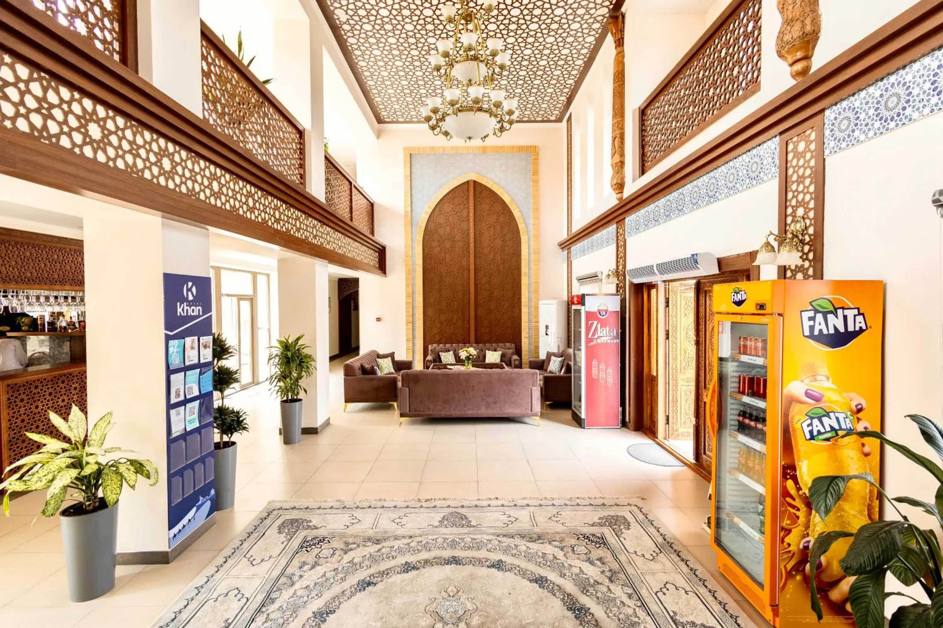 Lobby or reception in Khan Hotel Samarkand Lobby or reception in Khan Hotel Samarkand