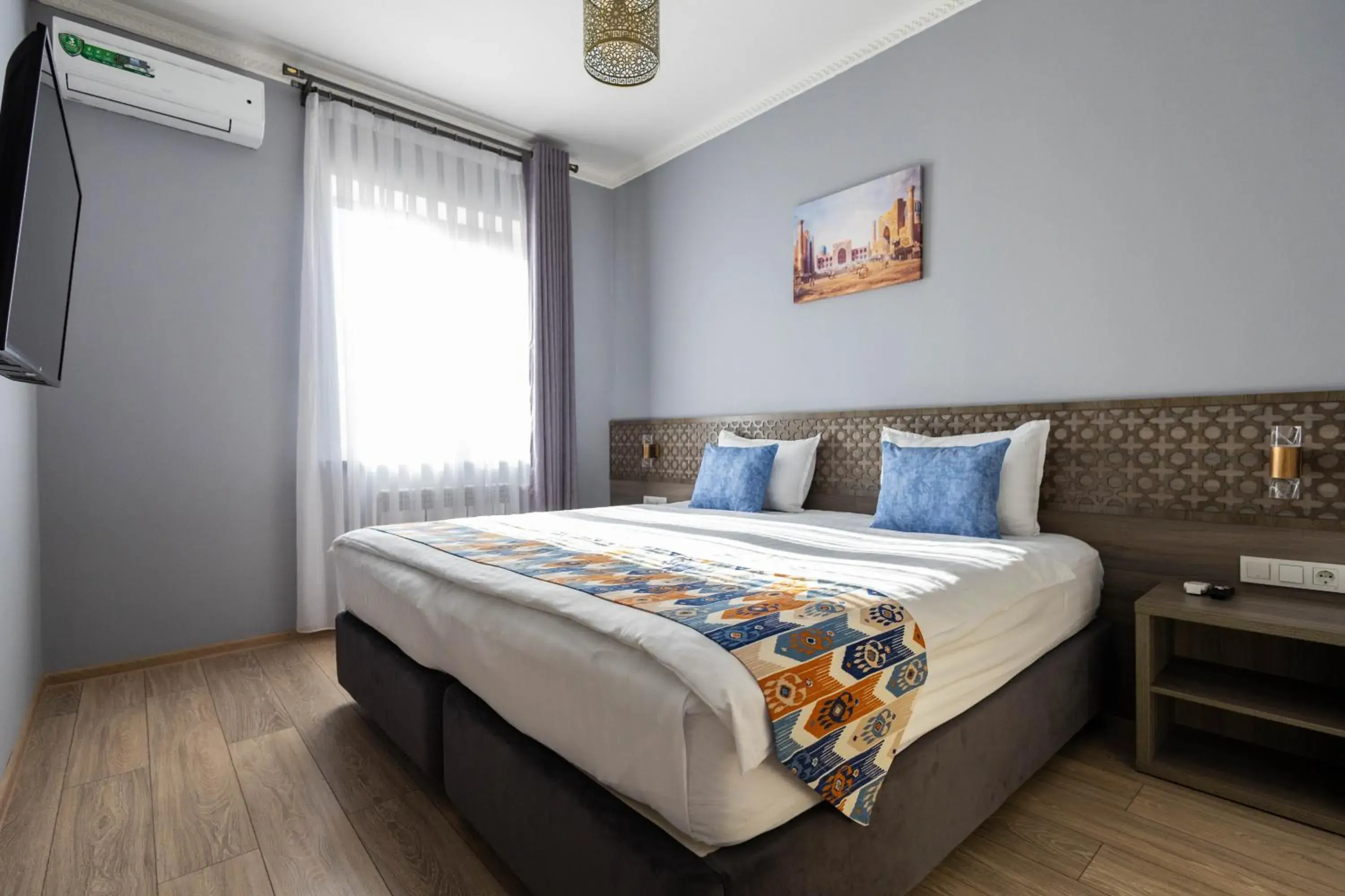 Bed in Khan Hotel Samarkand Bed in Khan Hotel Samarkand