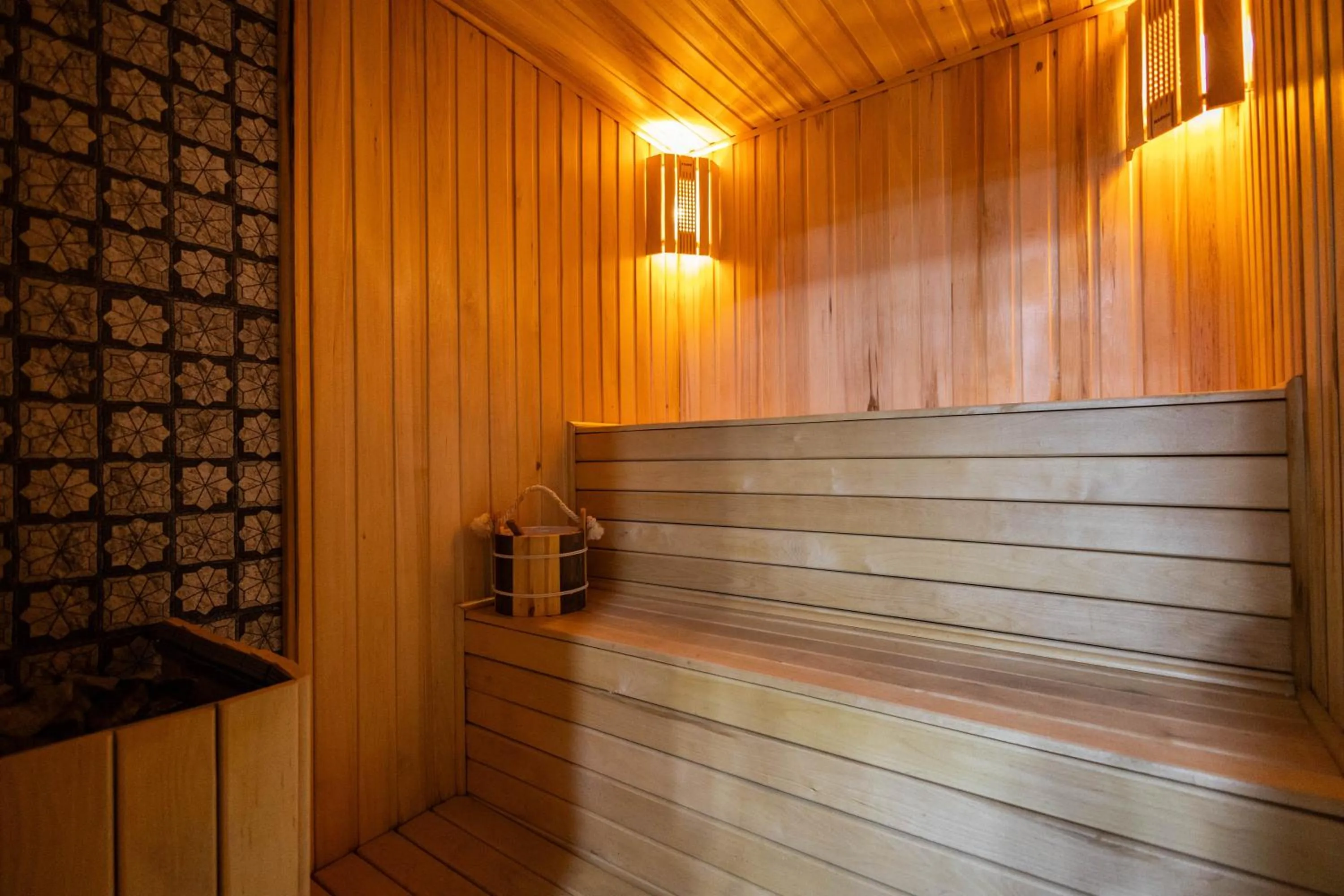 Sauna in Khan Hotel Samarkand