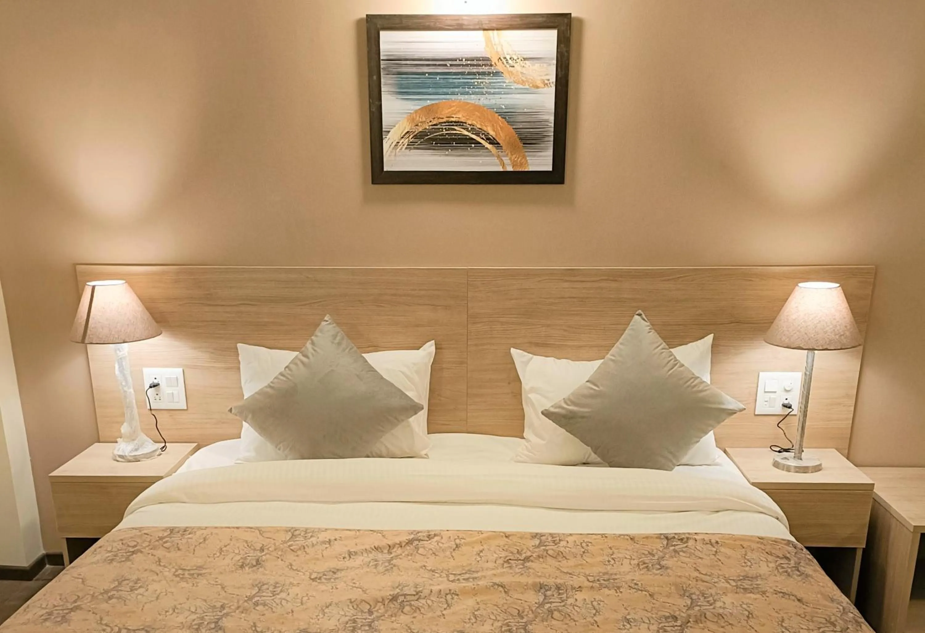 Bed in Starlit Suites Shirdi