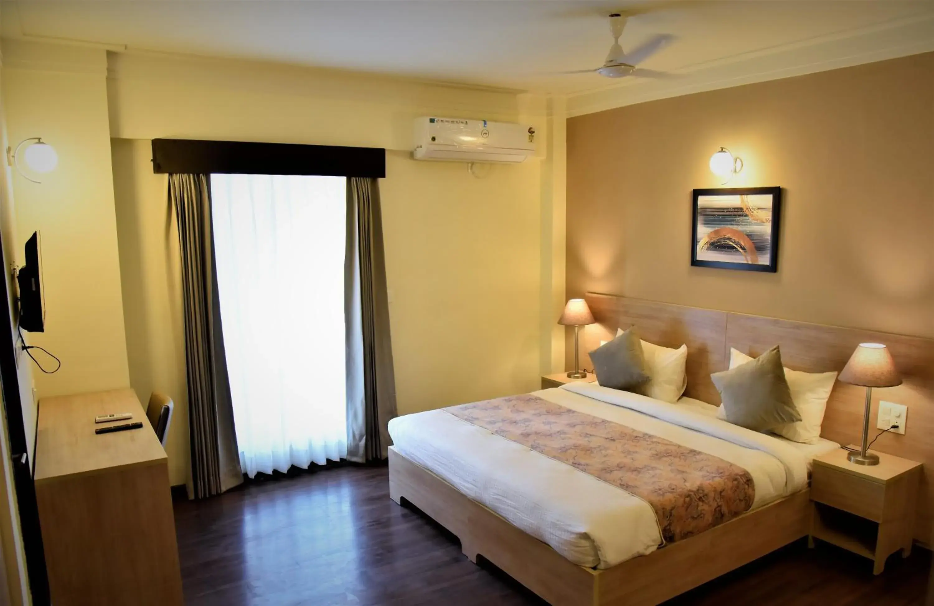 TV and multimedia, Bed in Starlit Suites Shirdi TV and multimedia, Bed in Starlit Suites Shirdi