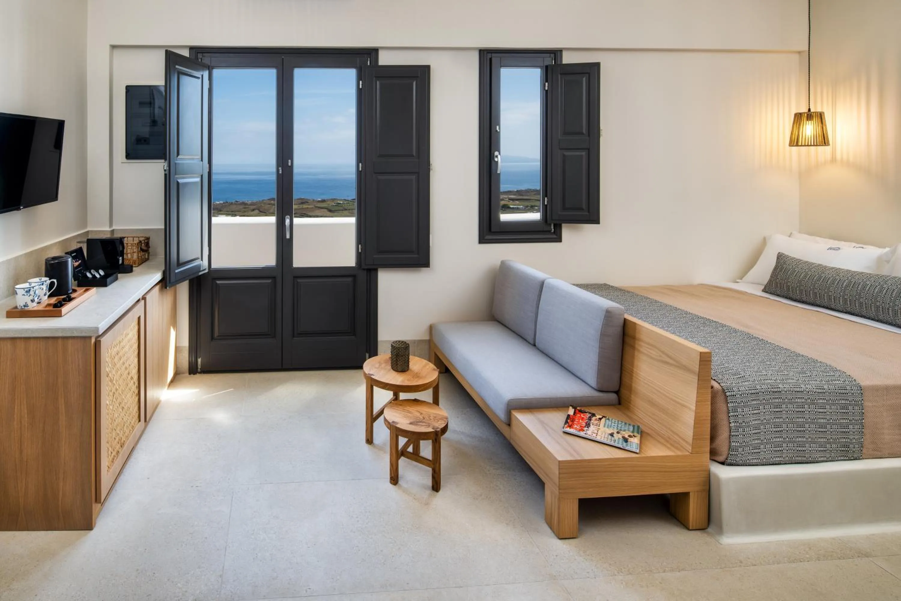 View (from property/room), Bed in Venus Sunrise Suites & Villas