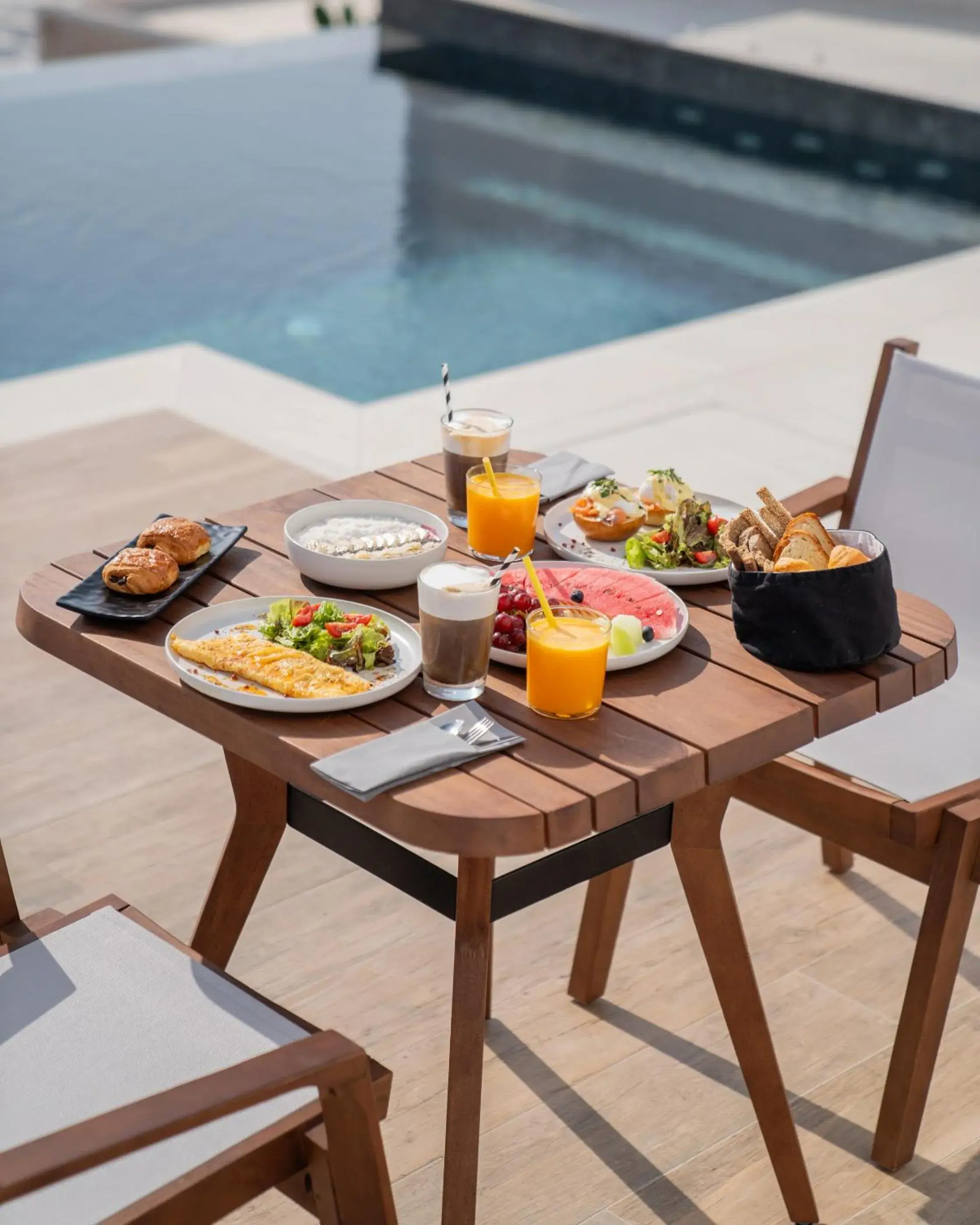 Breakfast in Venus Sunrise Suites & Villas Breakfast in Venus Sunrise Suites & Villas