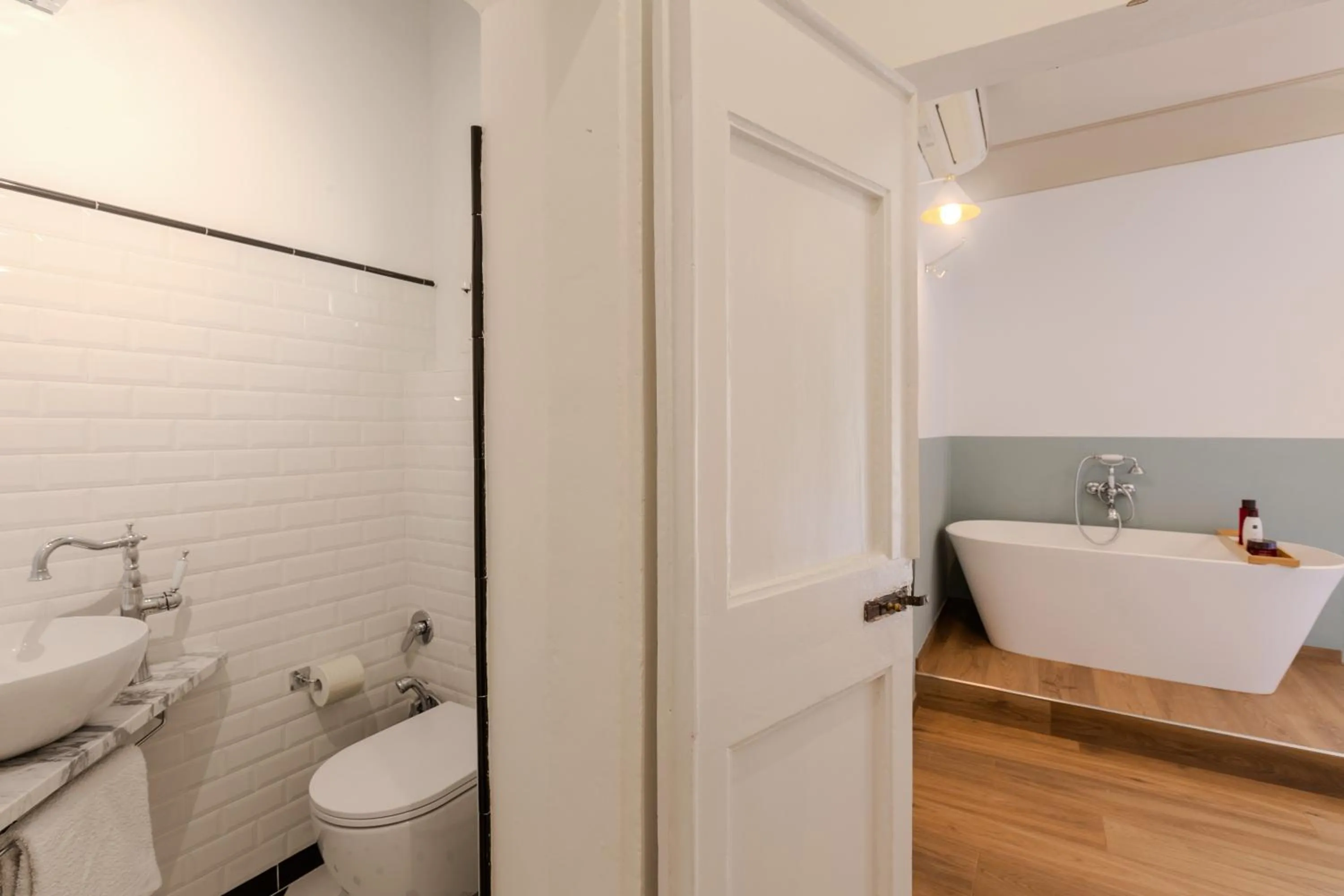 Toilet in B&B Stanze Guelfe