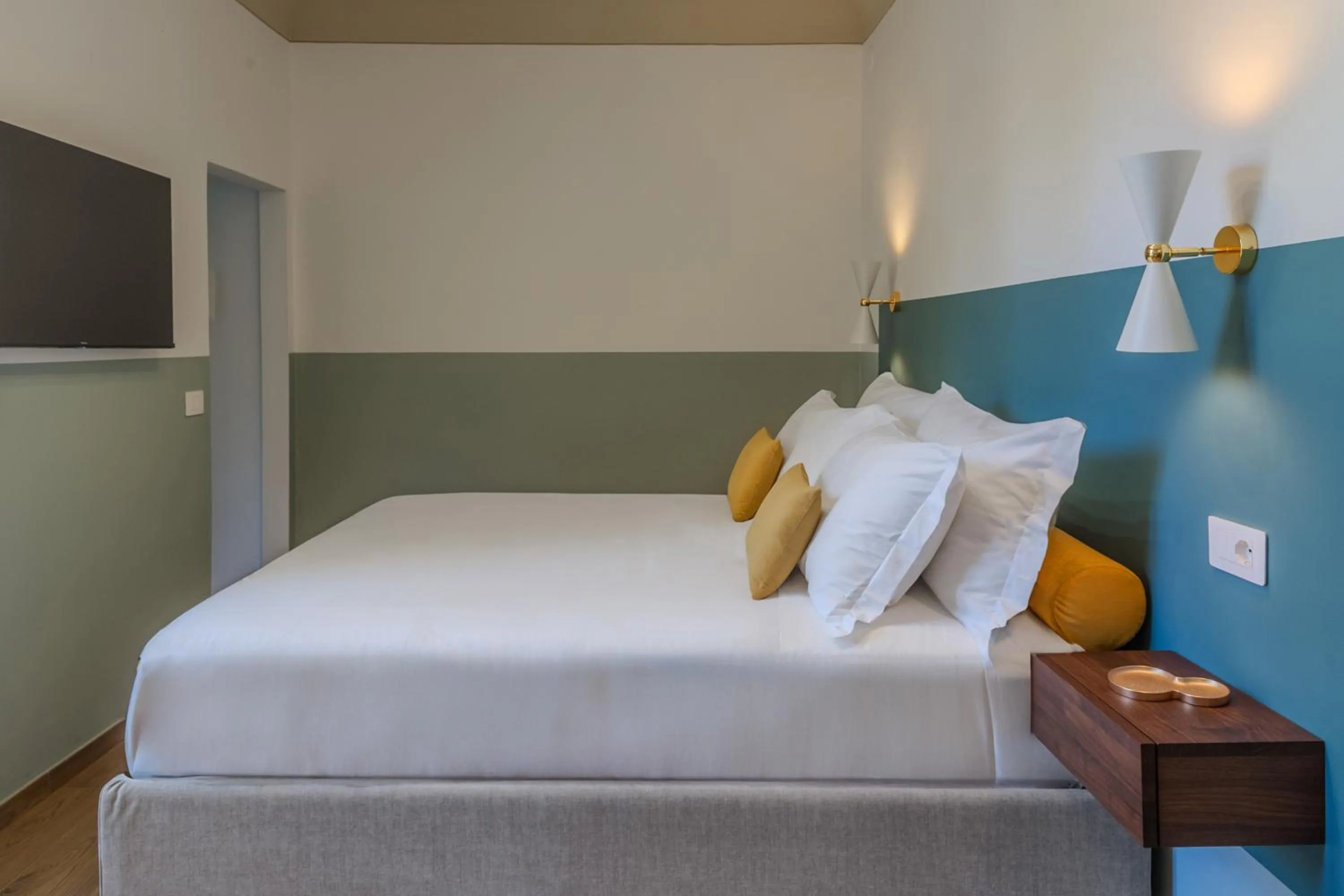 Bedroom, Bed in B&B Stanze Guelfe