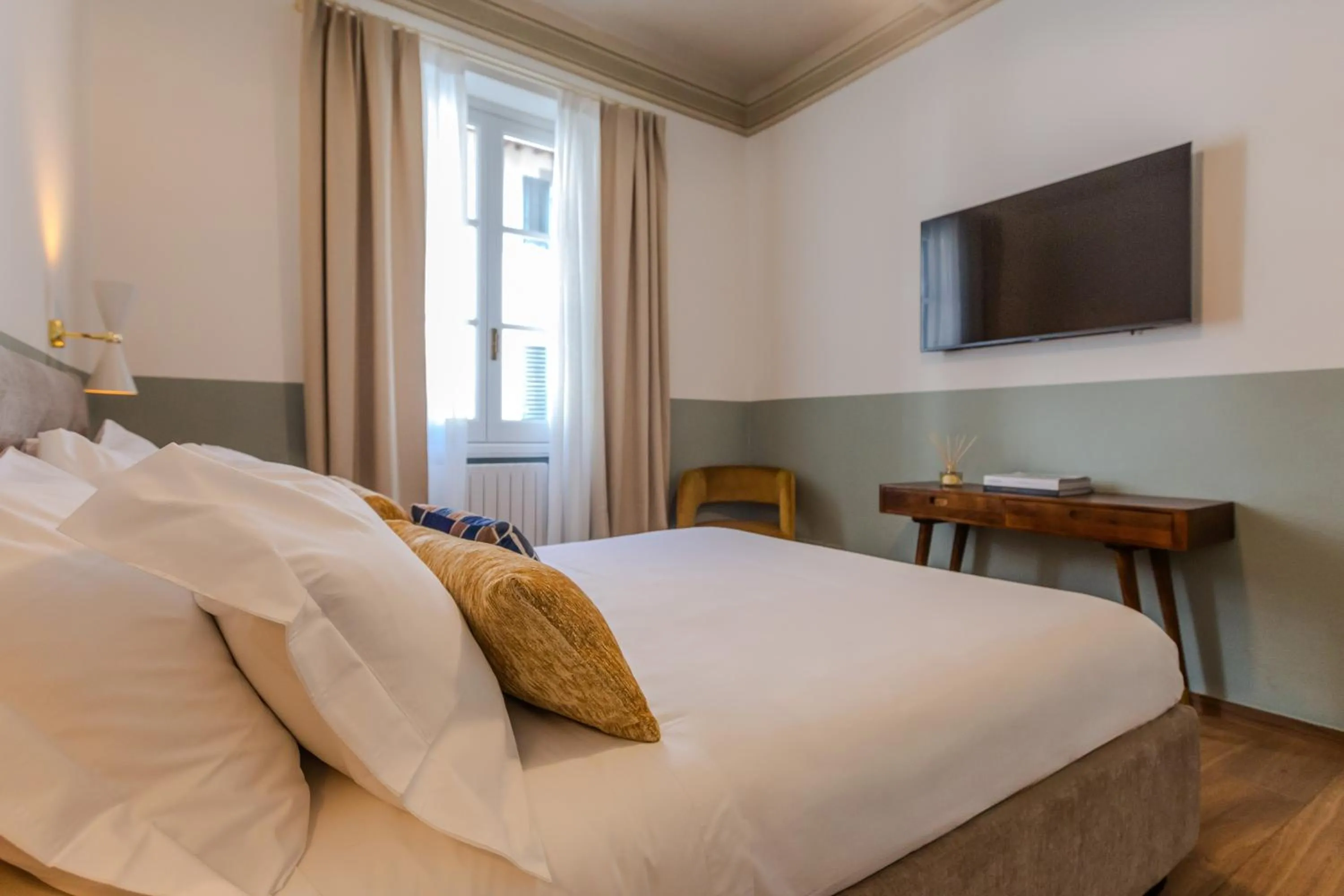 Bedroom, Bed in B&B Stanze Guelfe