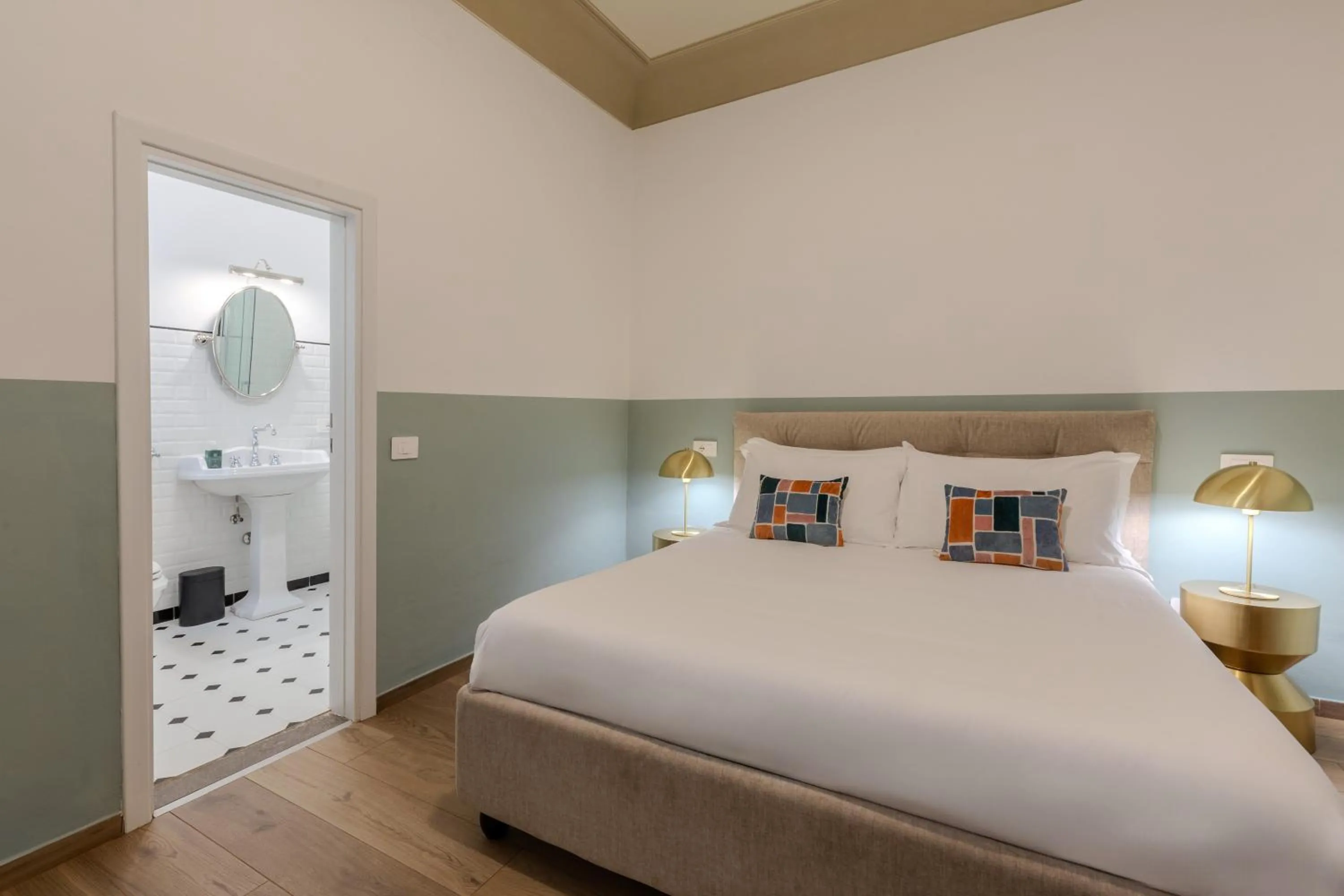 Bed in B&B Stanze Guelfe