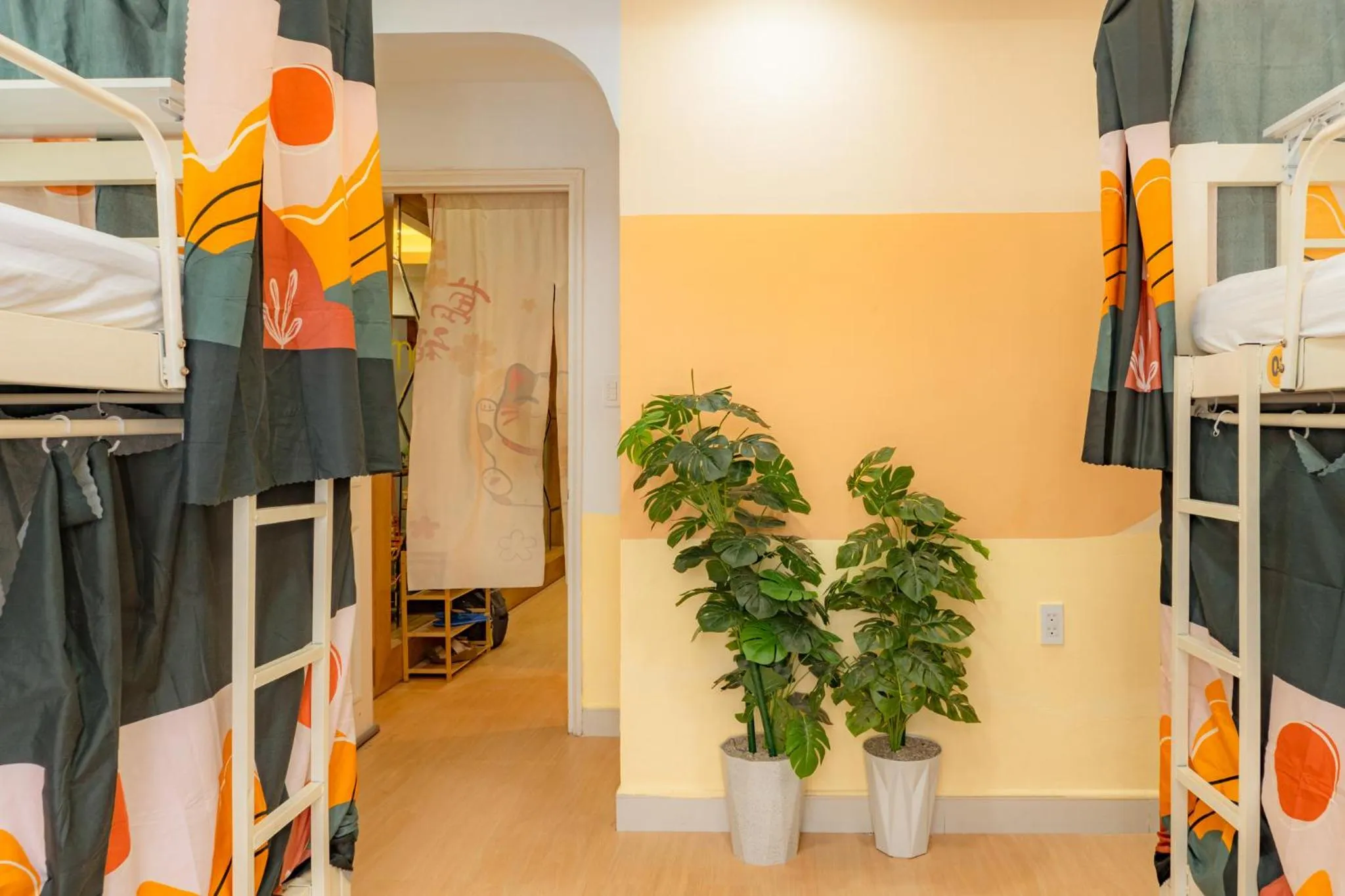 View (from property/room), Bed in Saigon Authentic Hostel - Local Vibes, City Tours, Cooking Dinner, Evening Streetfood, Free Menu Breakfast, Gym & Rooftop