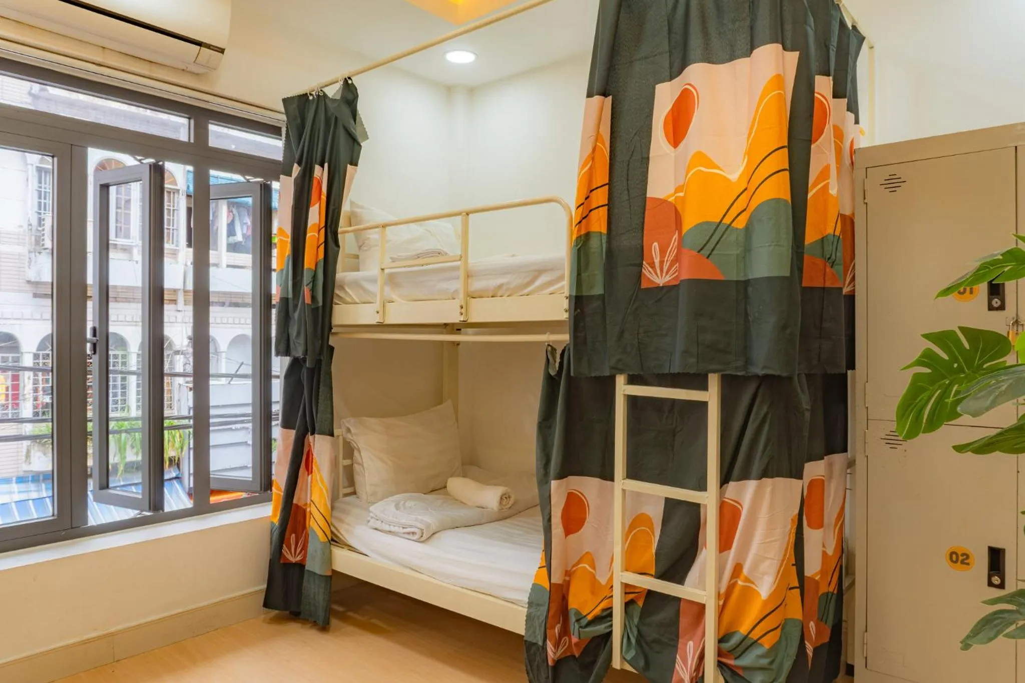 View (from property/room), Bed in Saigon Authentic Hostel - Local Vibes, City Tours, Cooking Dinner, Evening Streetfood, Free Menu Breakfast, Gym & Rooftop