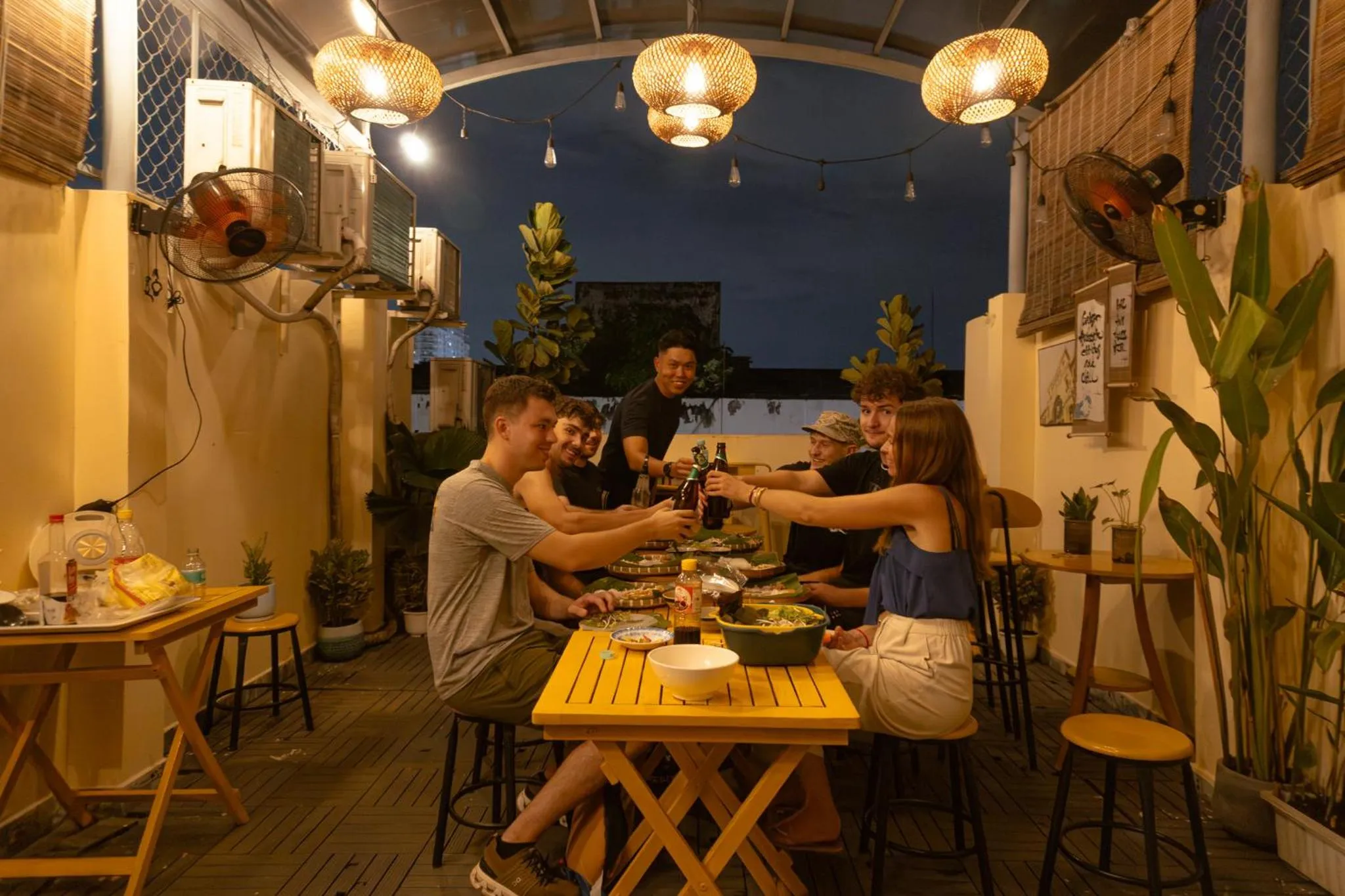Property building in Saigon Authentic Hostel - Local Vibes, City Tours, Cooking Dinner, Evening Streetfood, Free Menu Breakfast, Gym & Rooftop
