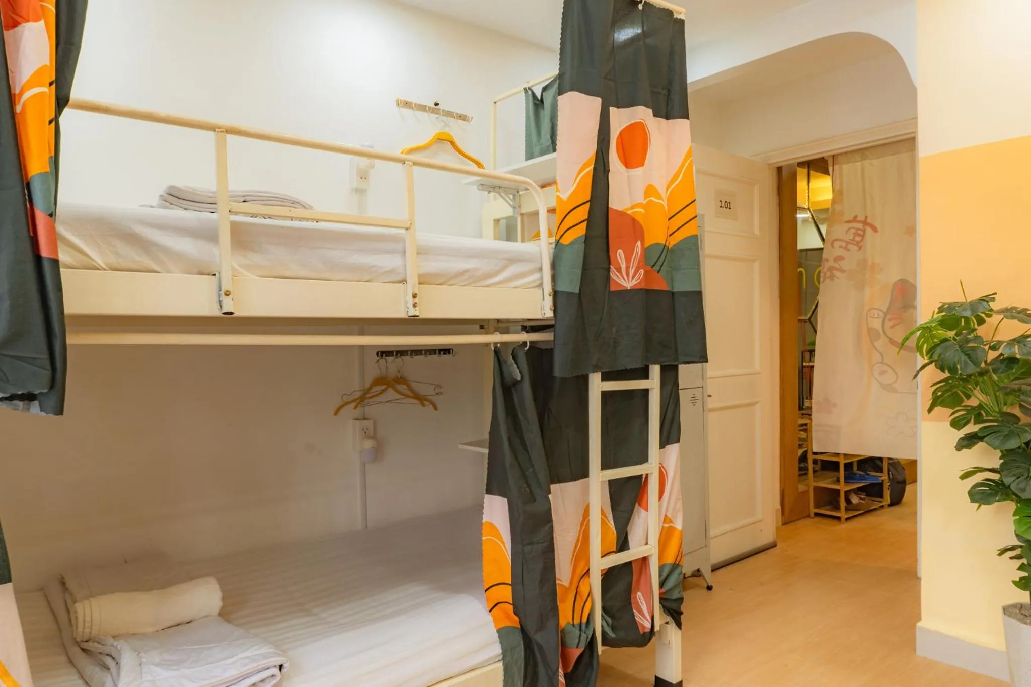 bunk bed, Bed in Saigon Authentic Hostel - Local Vibes, City Tours, Cooking Dinner, Evening Streetfood, Free Menu Breakfast, Gym & Rooftop