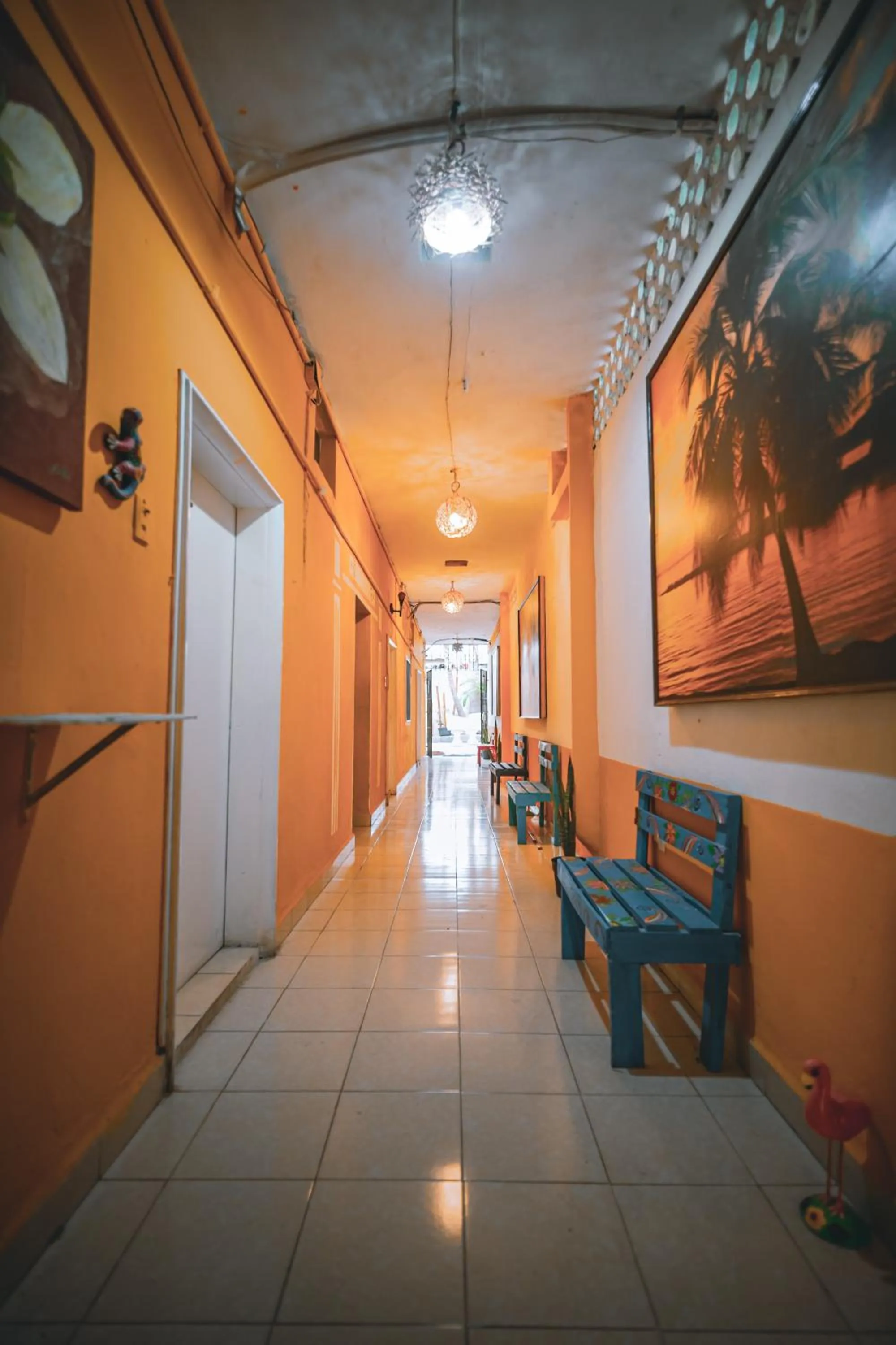 Property building in Hotel Posada Aurora