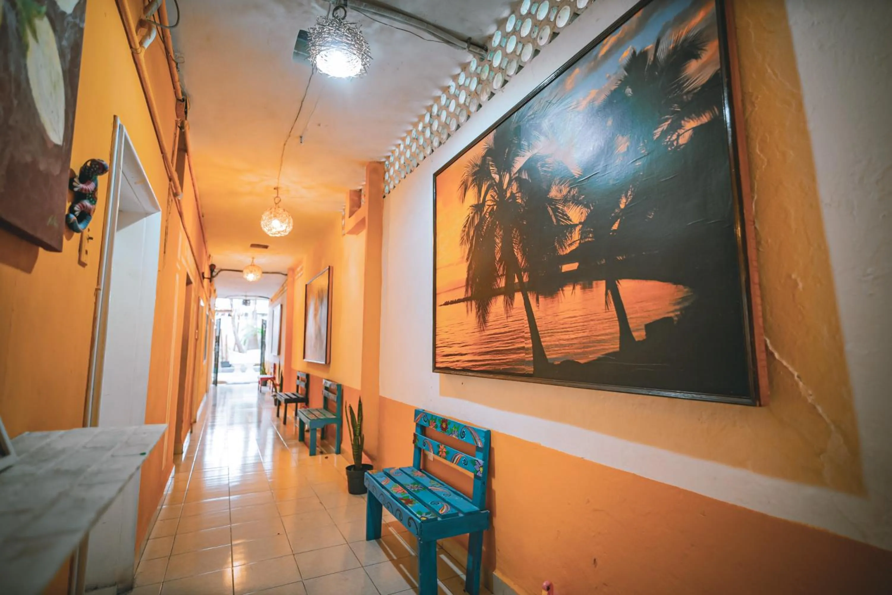 Property building in Hotel Posada Aurora