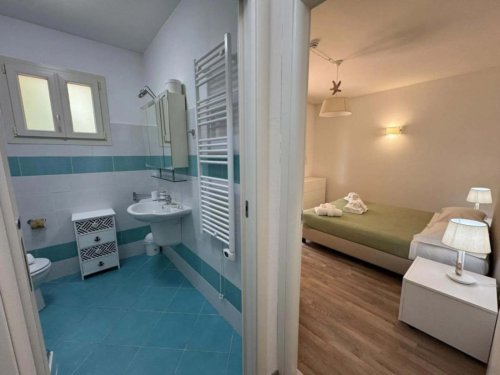 Bathroom, Bed in Residence San Francesco