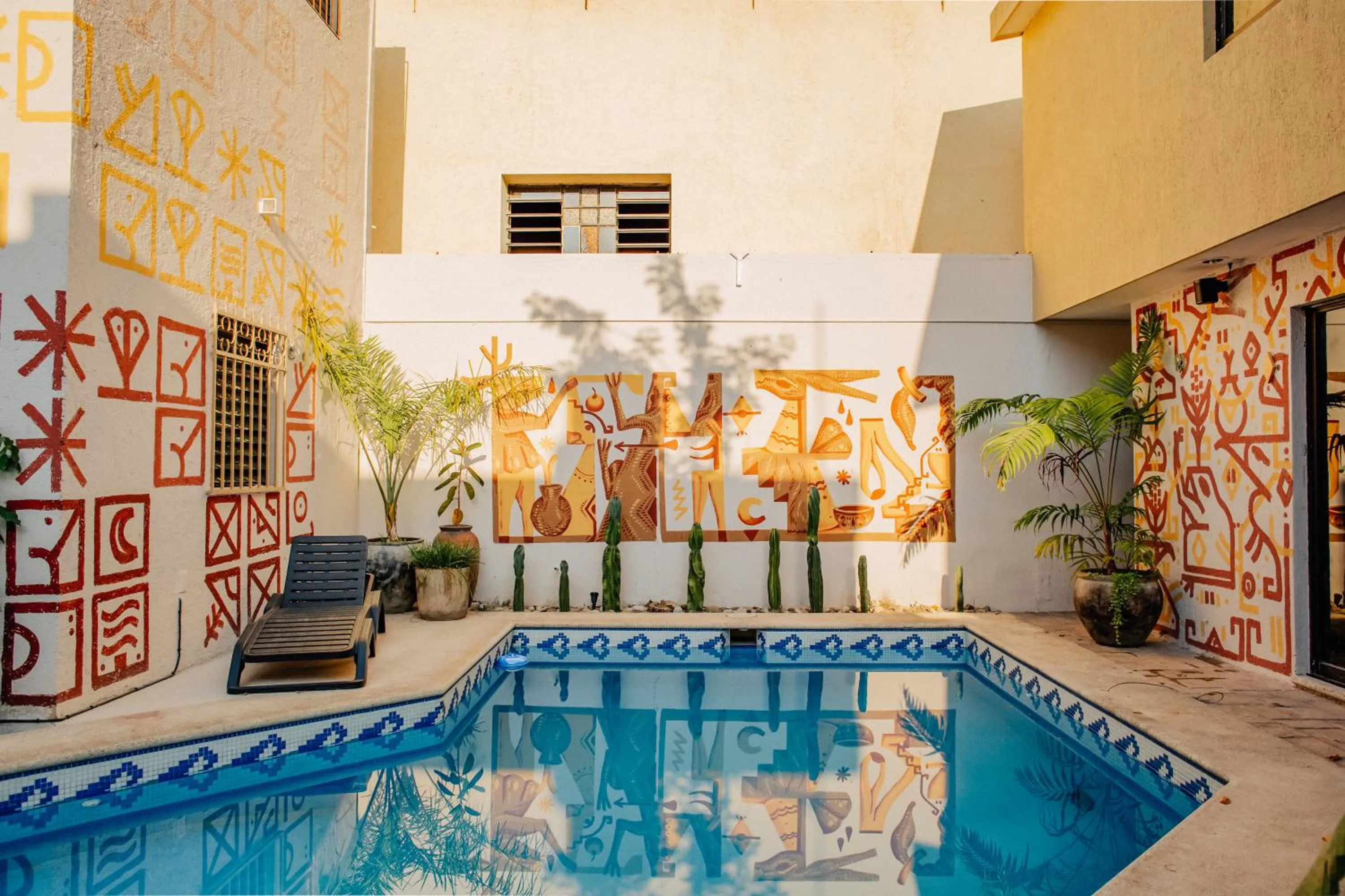 Pool view in Casa Encuentro De Joaquín Garcia