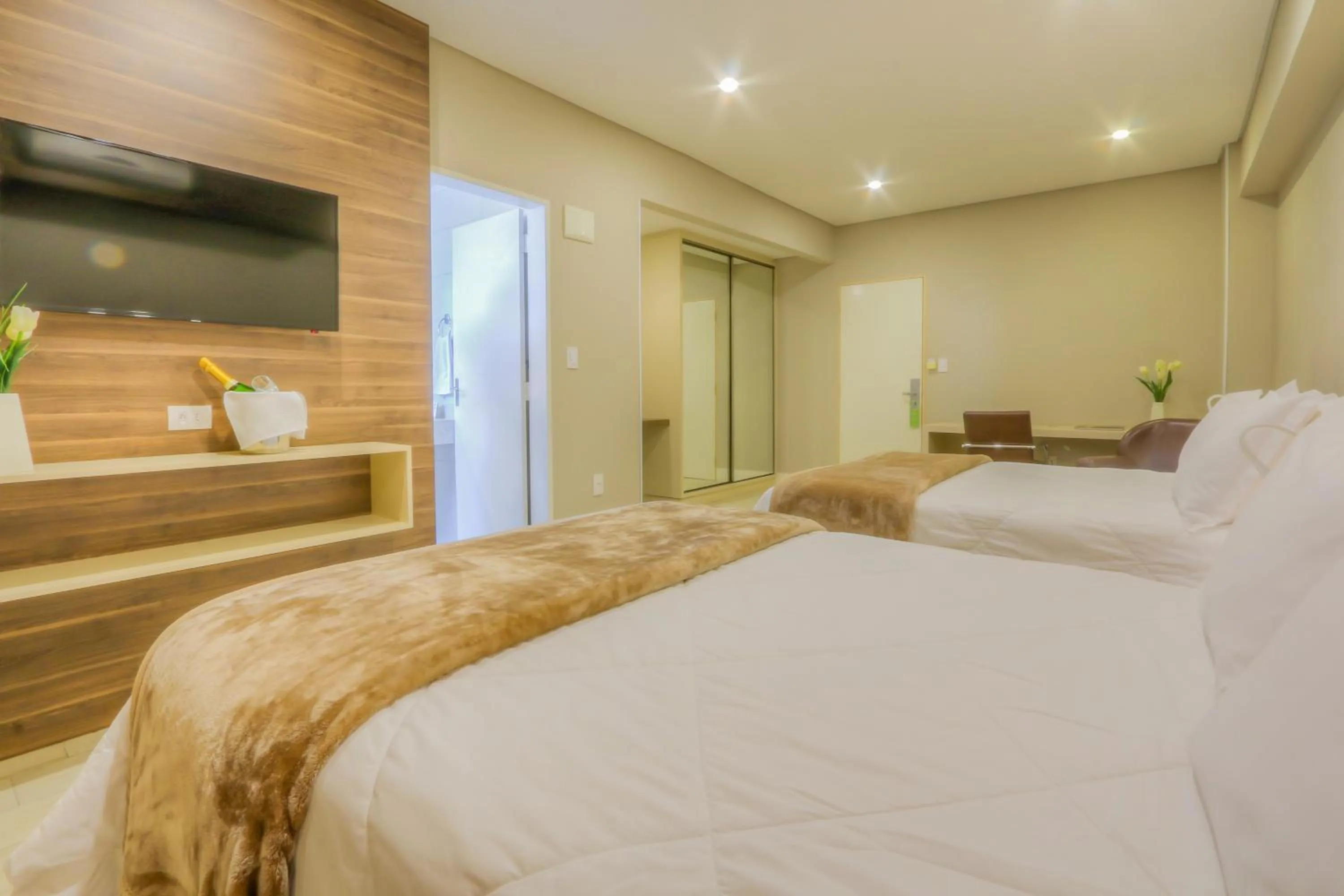 Photo of the whole room, Bed in Tri Hotel Lajeado