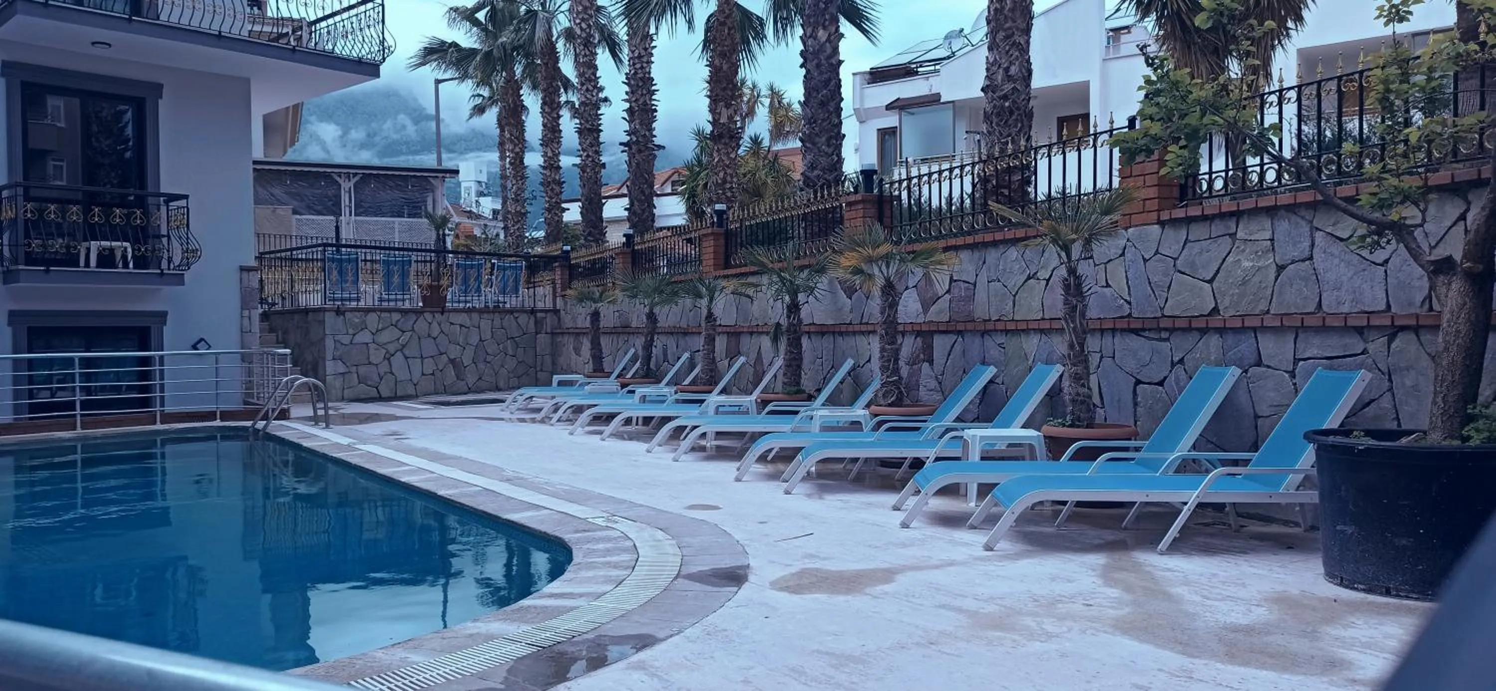 Pool view in Orange Garden Aparts & Hotel THE NORDIC