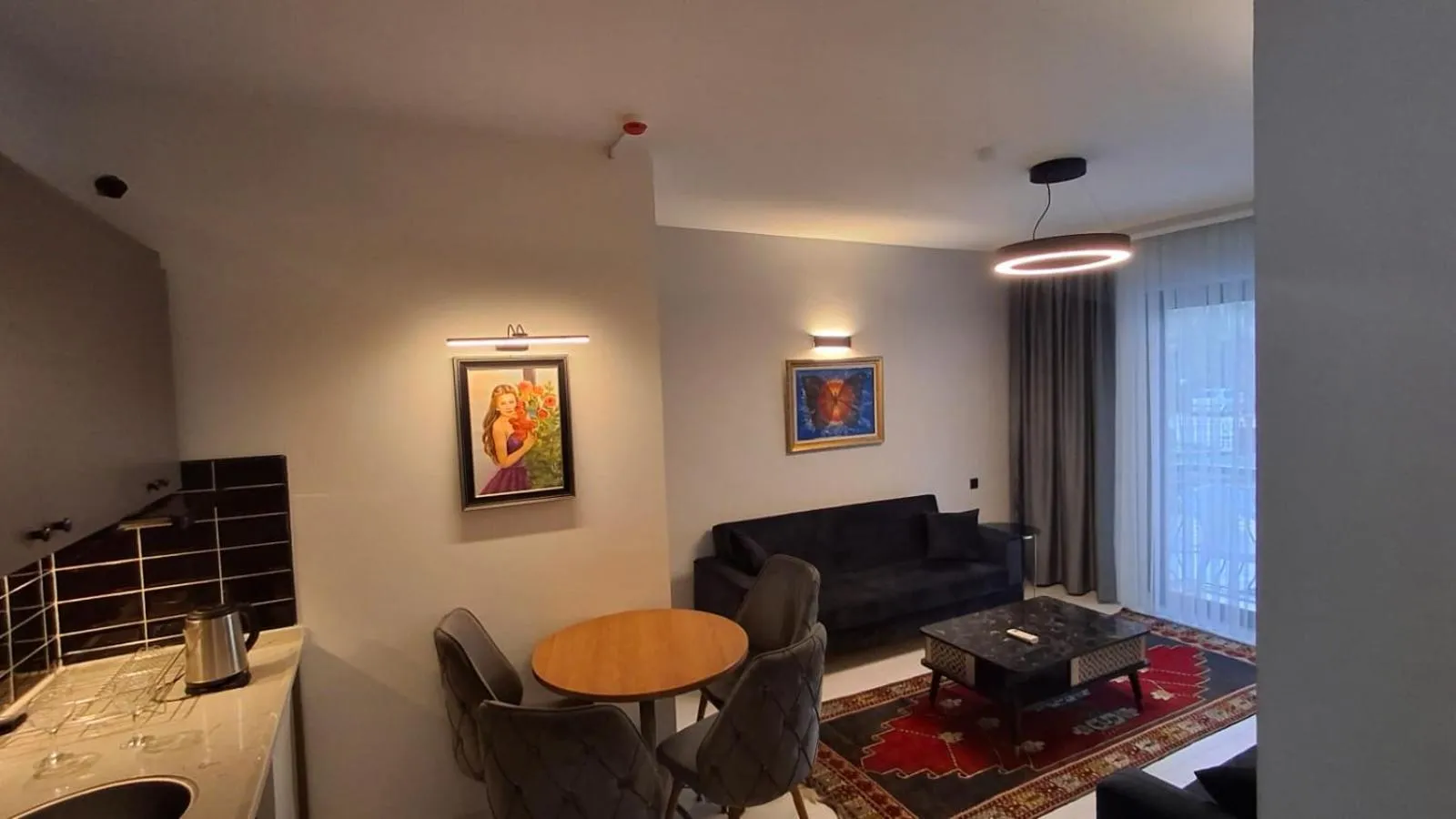 Seating area in Orange Garden Aparts & Hotel THE NORDIC